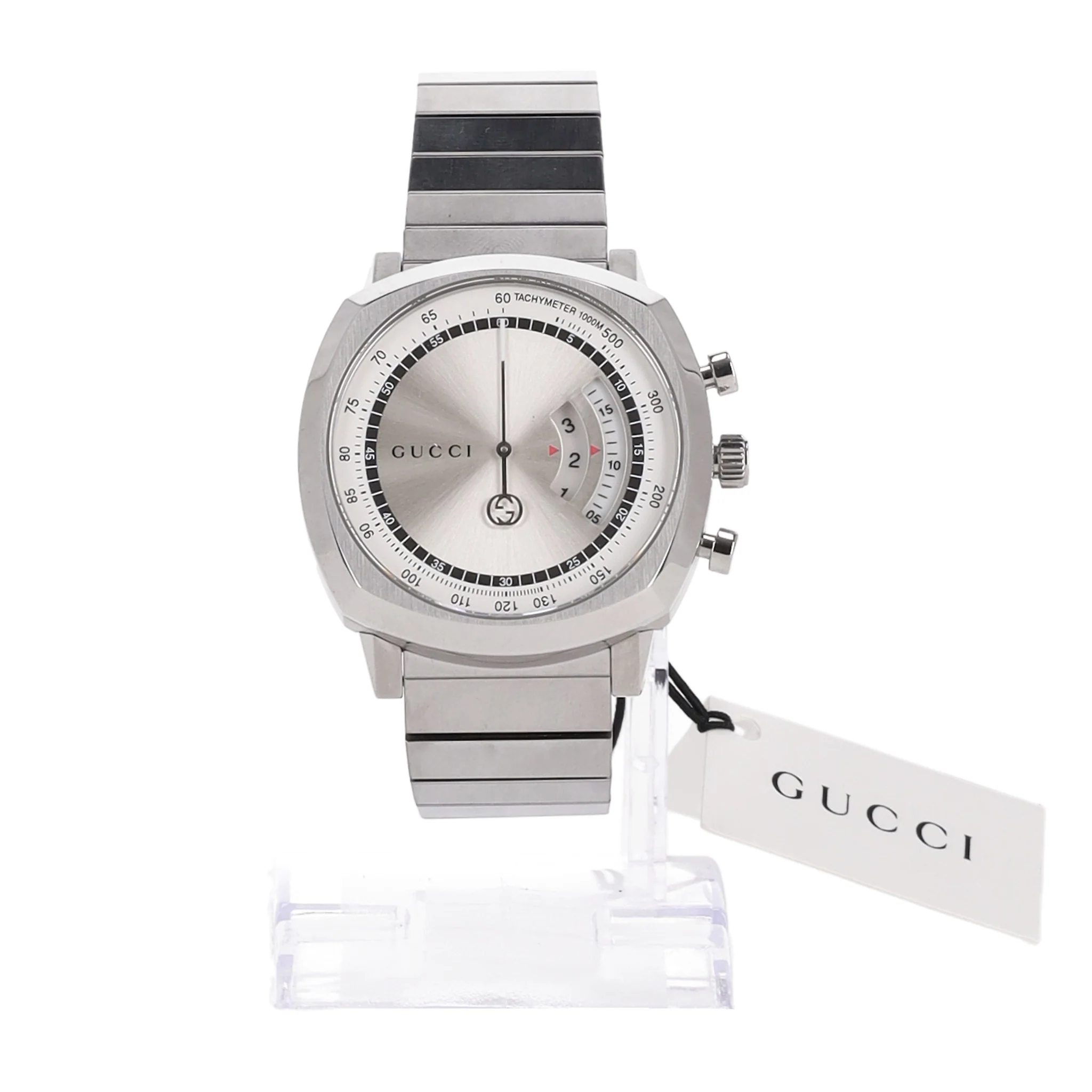 Gucci Grip Chronograph Stainless Steel Watch 40mm - Image 3