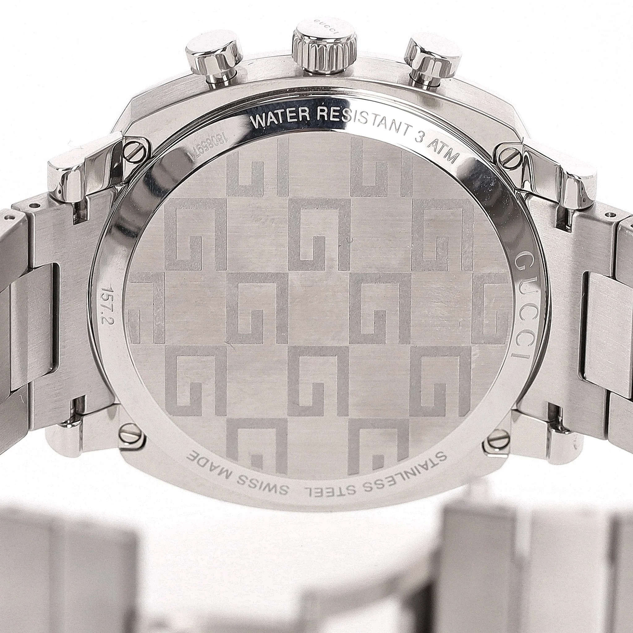Gucci Grip Chronograph Stainless Steel Watch 40mm - Image 9