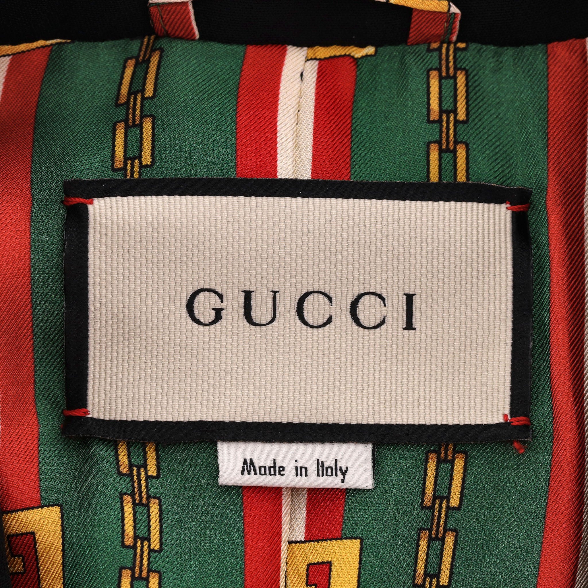 Gucci Grosgain Trimmed Cady Blazer/Jacket. Size 36IT - Image 9