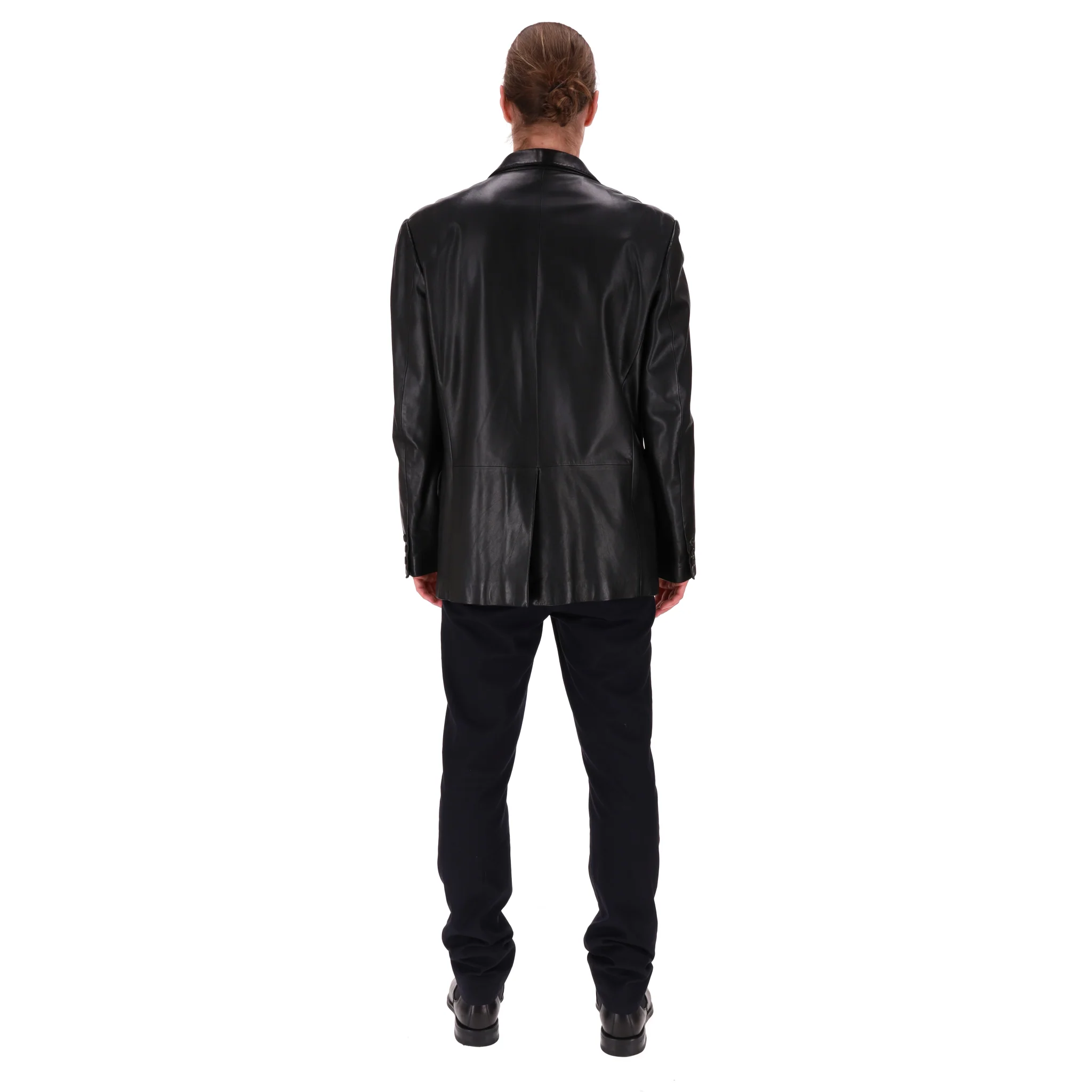 Gucci Leather Jacket/Blazer. Size 50IT - Image 4