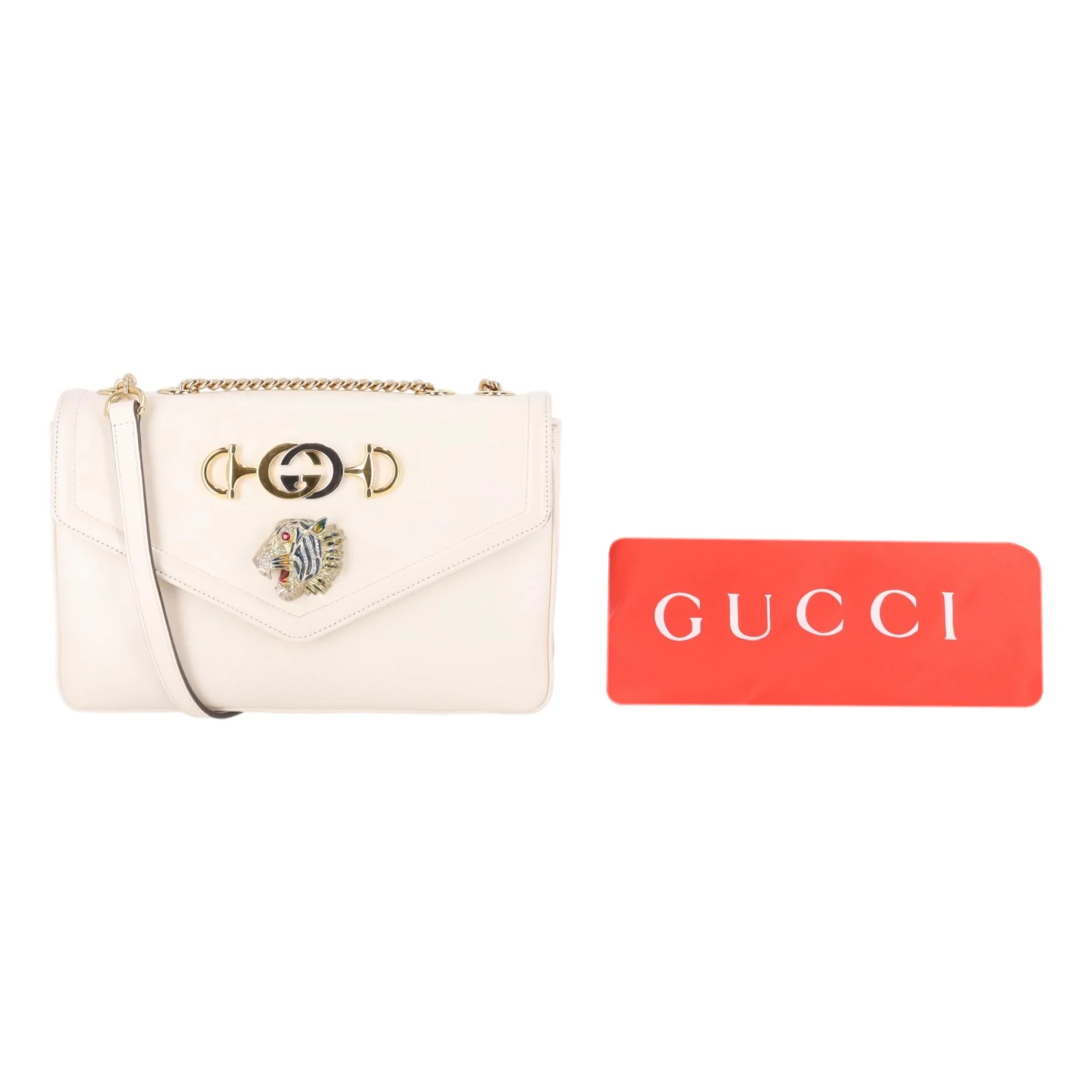 Gucci Leather Rajah Shoulder Crossbody Bag - Image 3