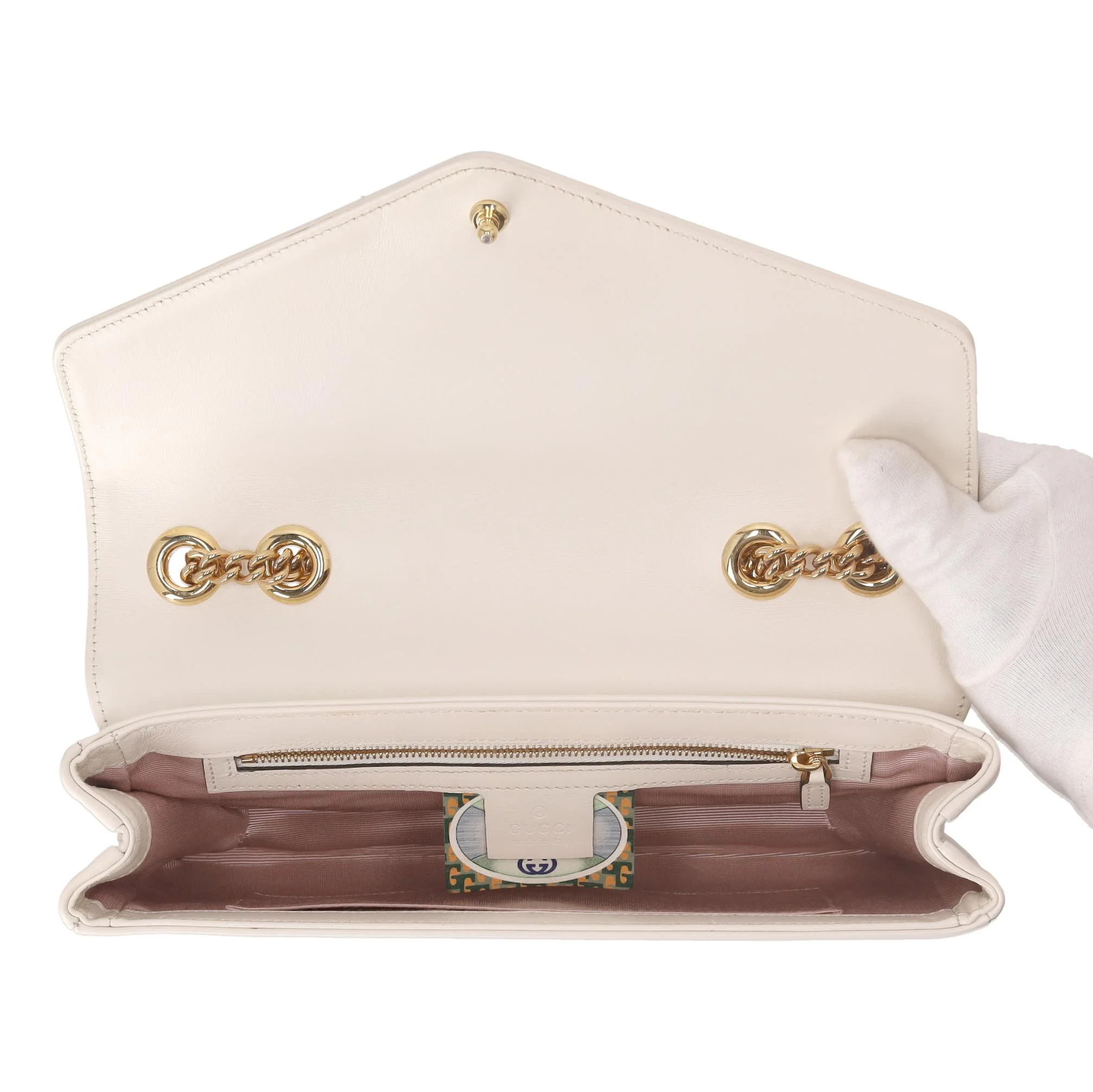 Gucci Leather Rajah Shoulder Crossbody Bag - Image 6