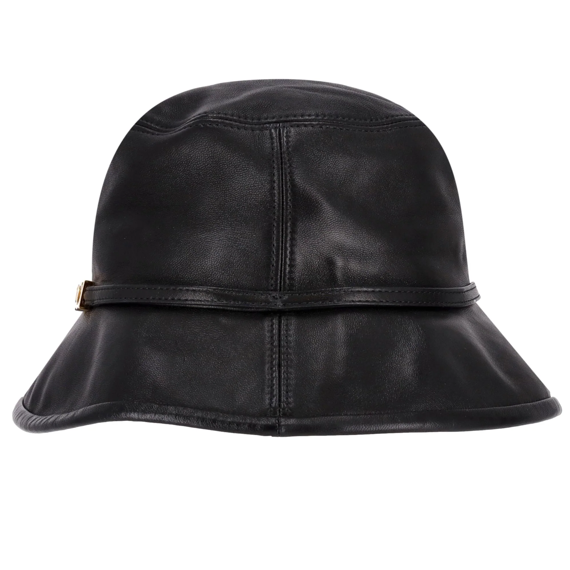 Gucci Logo Leather Bucket Hat - Image 2