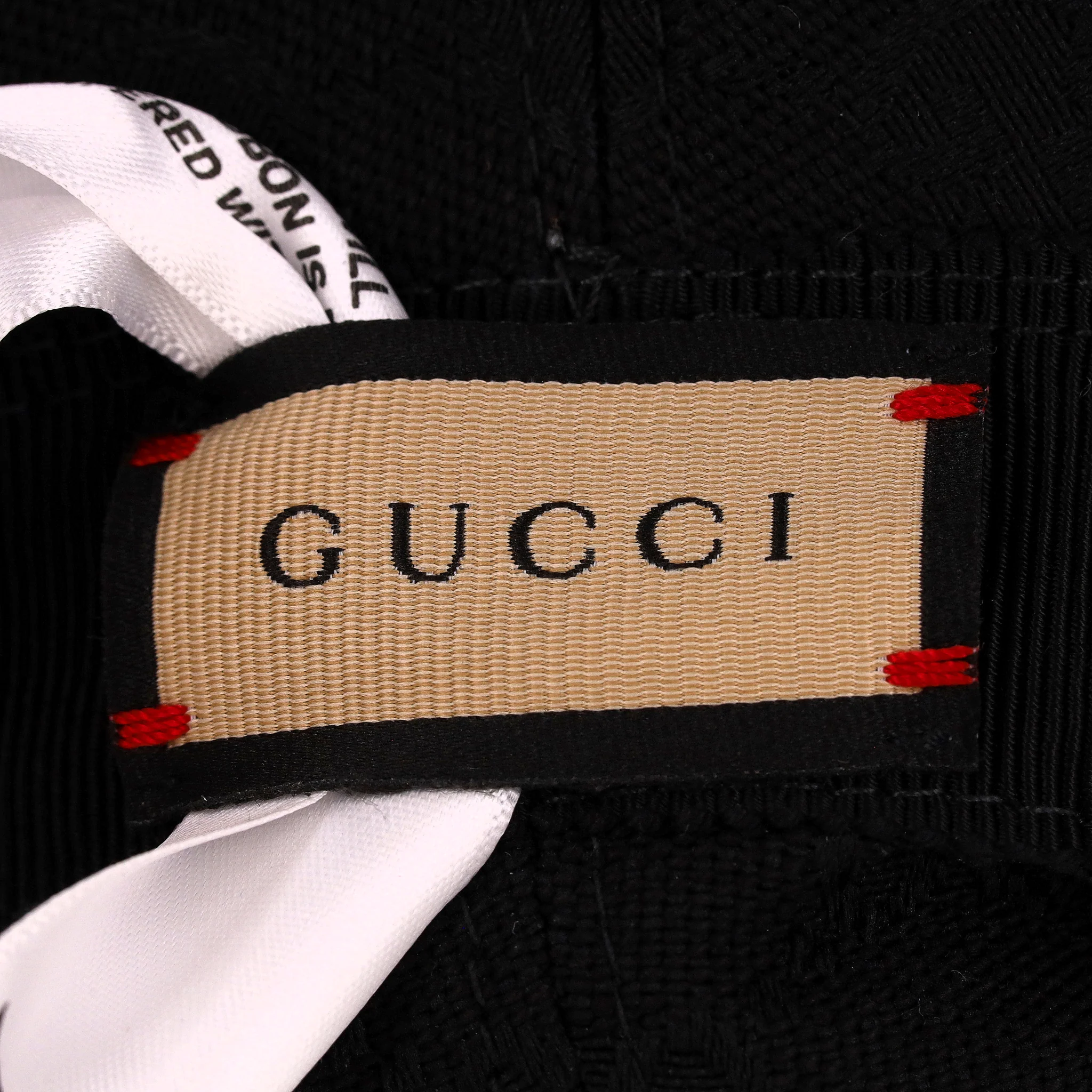 Gucci Logo Leather Bucket Hat - Image 6