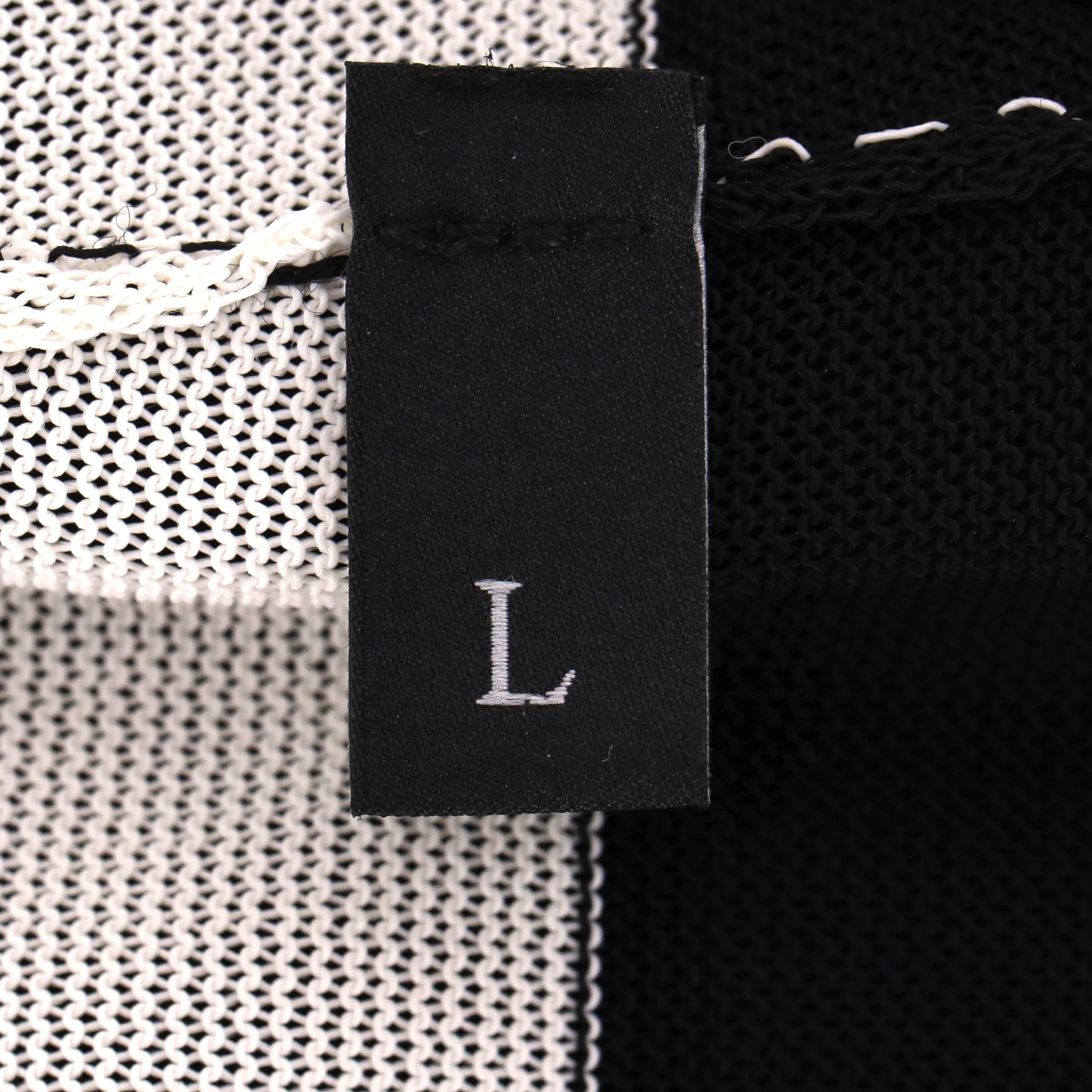 Gucci Striped Dress with 'GG' Pearl Buttons. Size L - Image 8