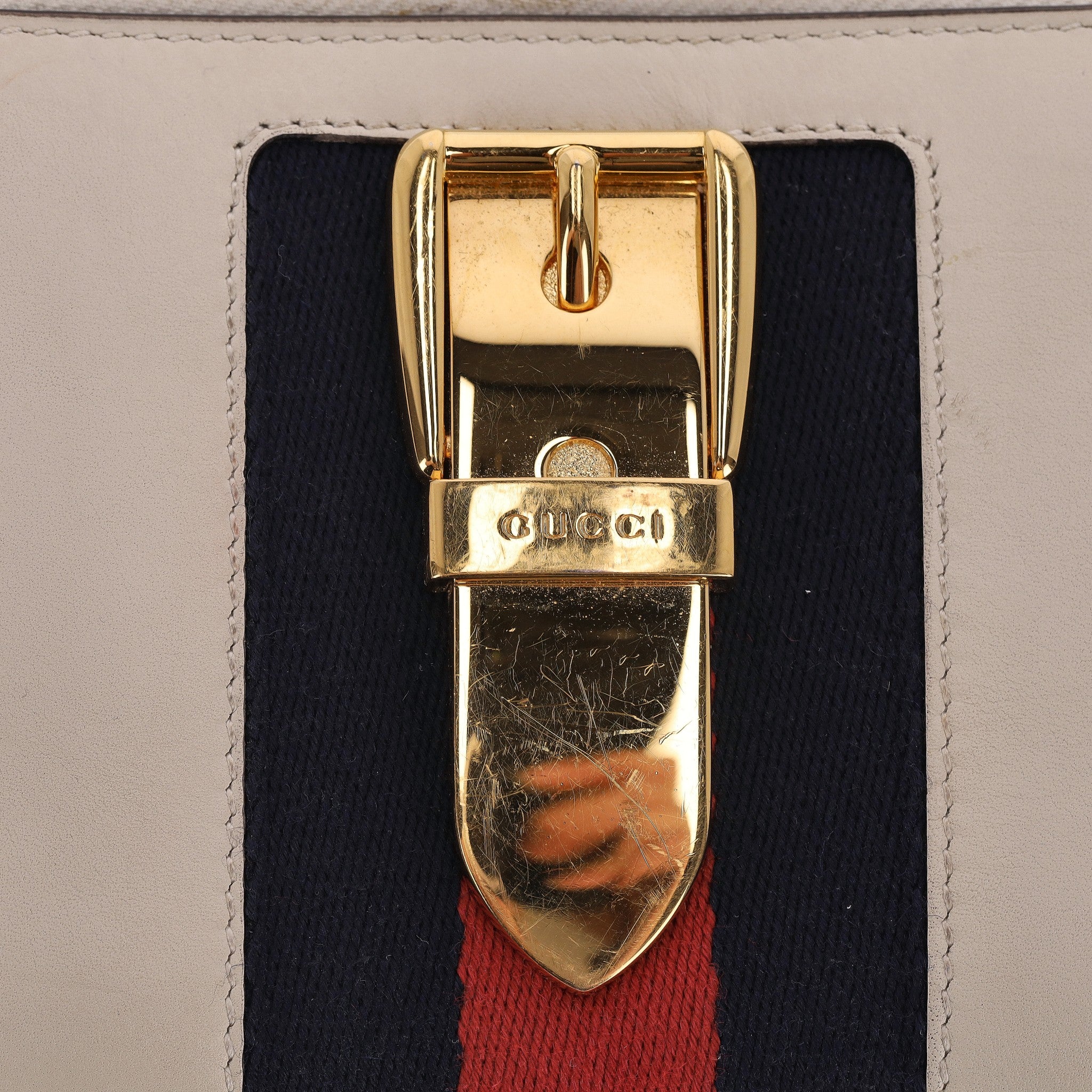 Gucci Sylvie Web Stripe Leather Wallet - Image 6