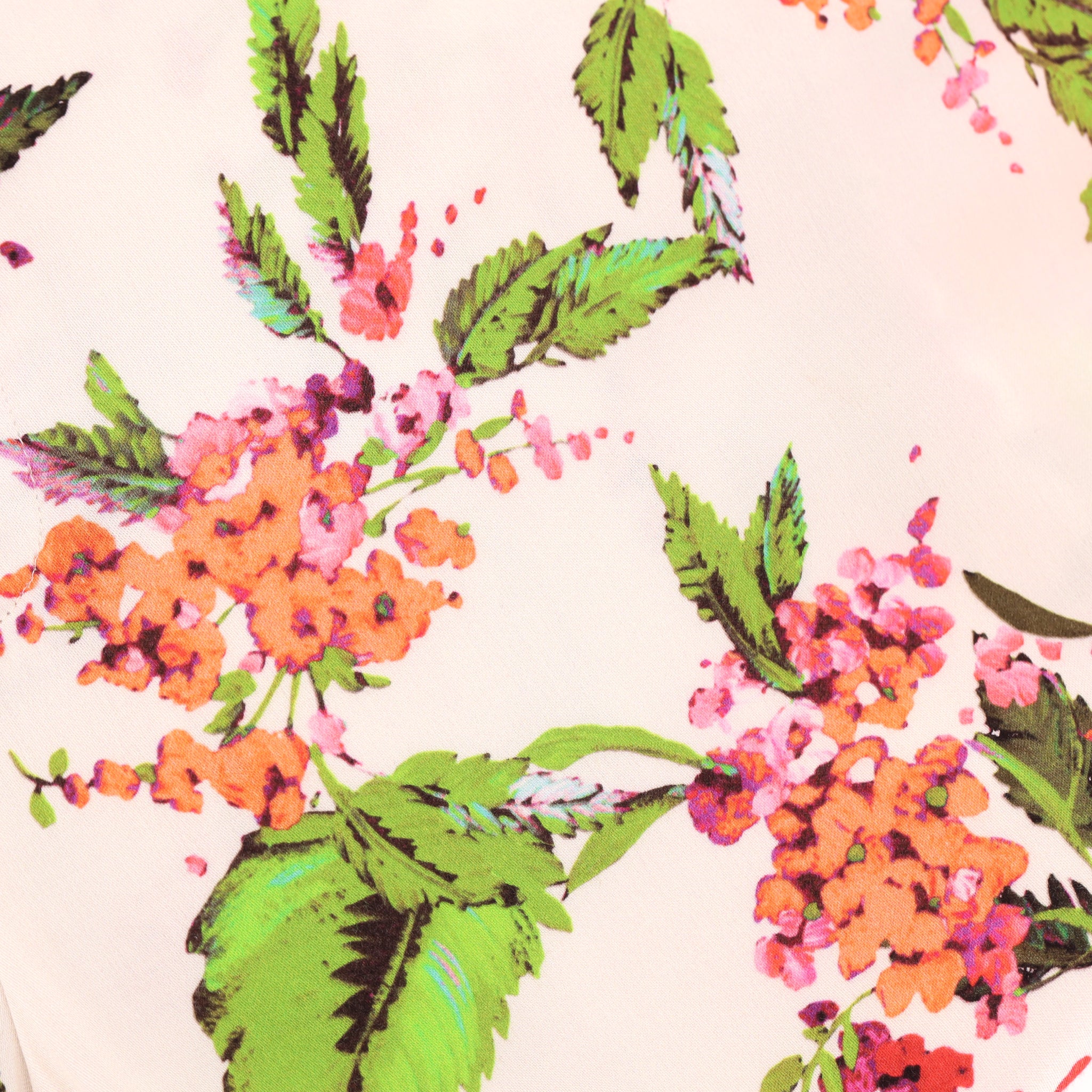 Hale Bob Floral-Print Flared Trousers. Size M - Image 6