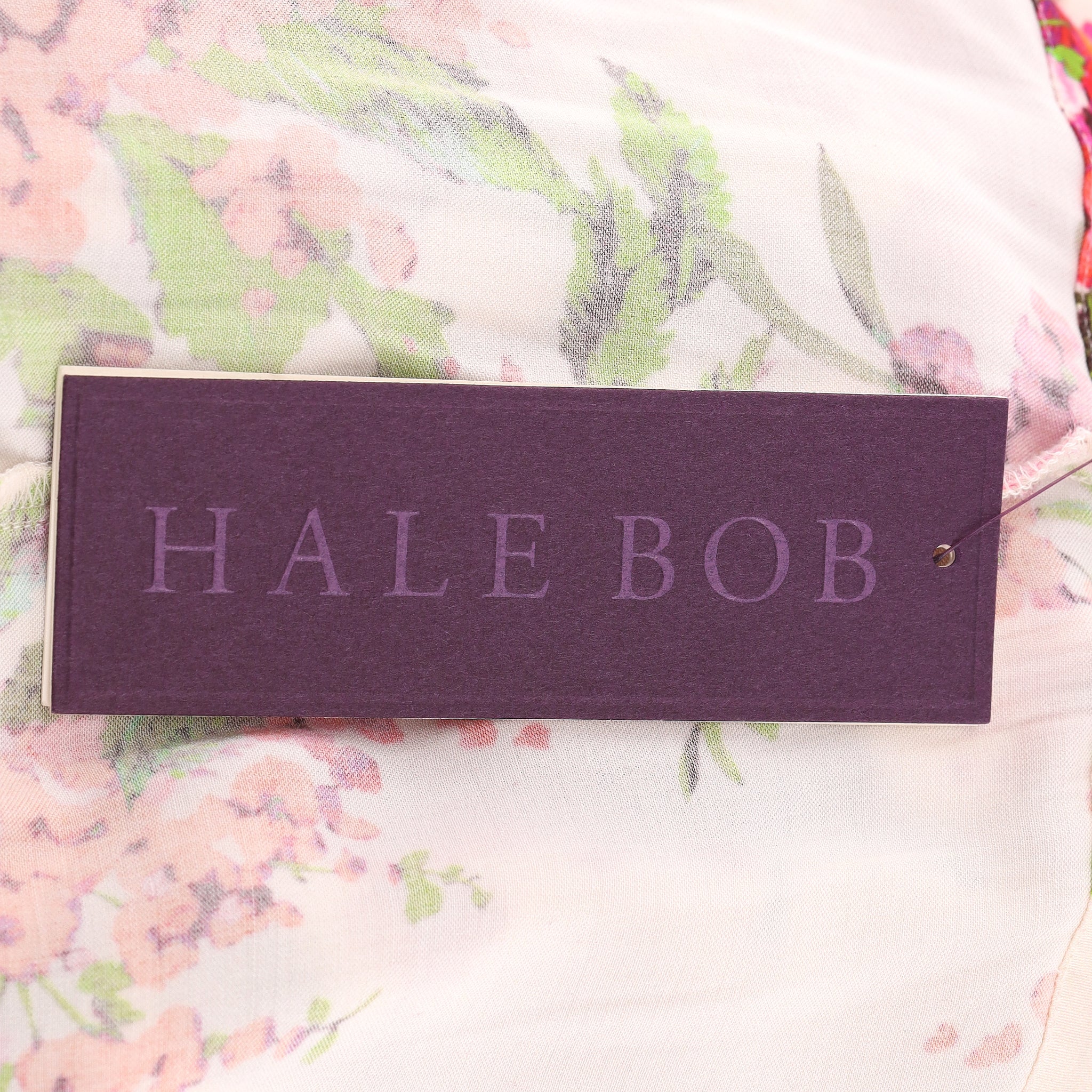 Hale Bob Floral-Print Flared Trousers. Size M - Image 8