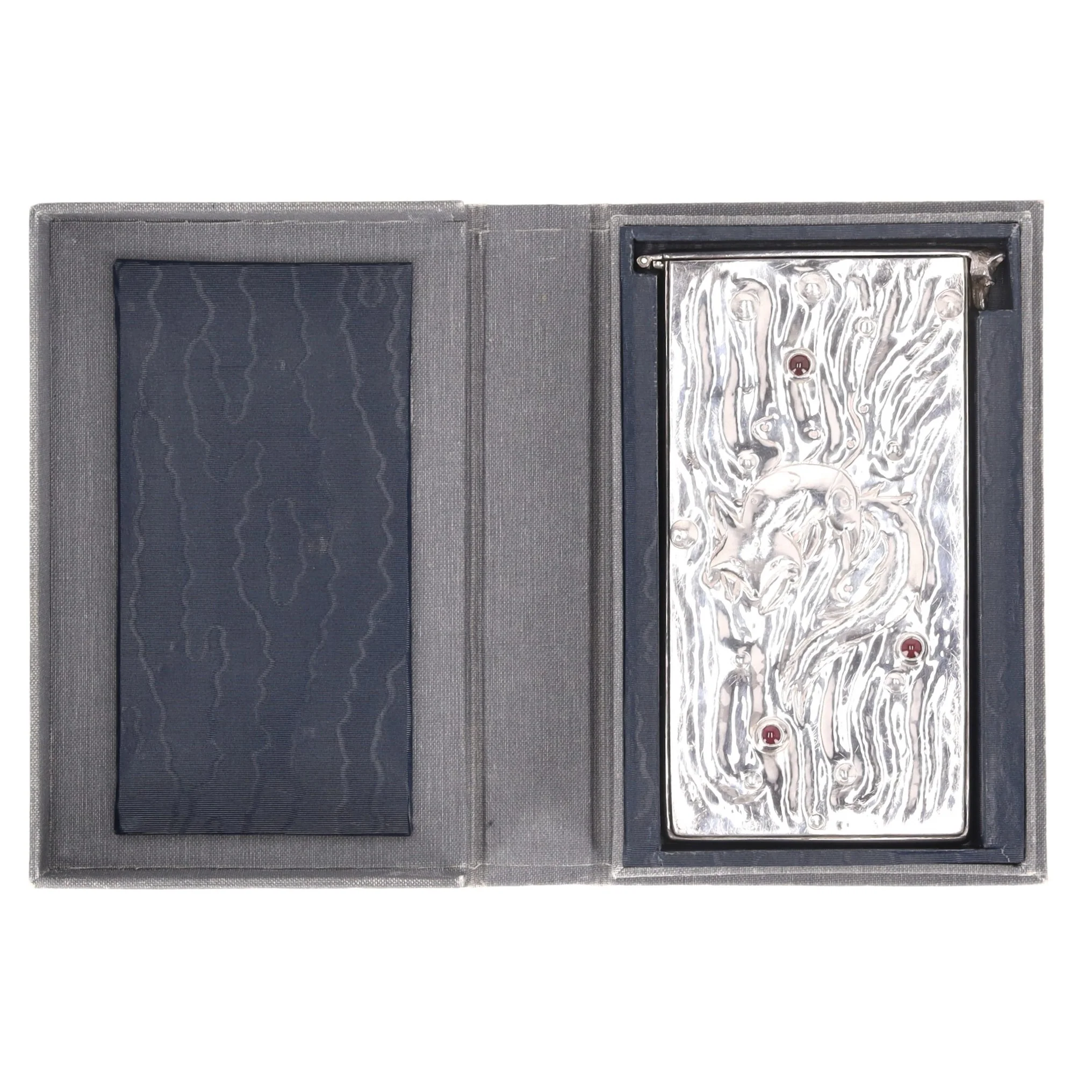 Harts & Osborne Ltd Edition Solid Silver With Diamonds & Rubies Case - Image 2