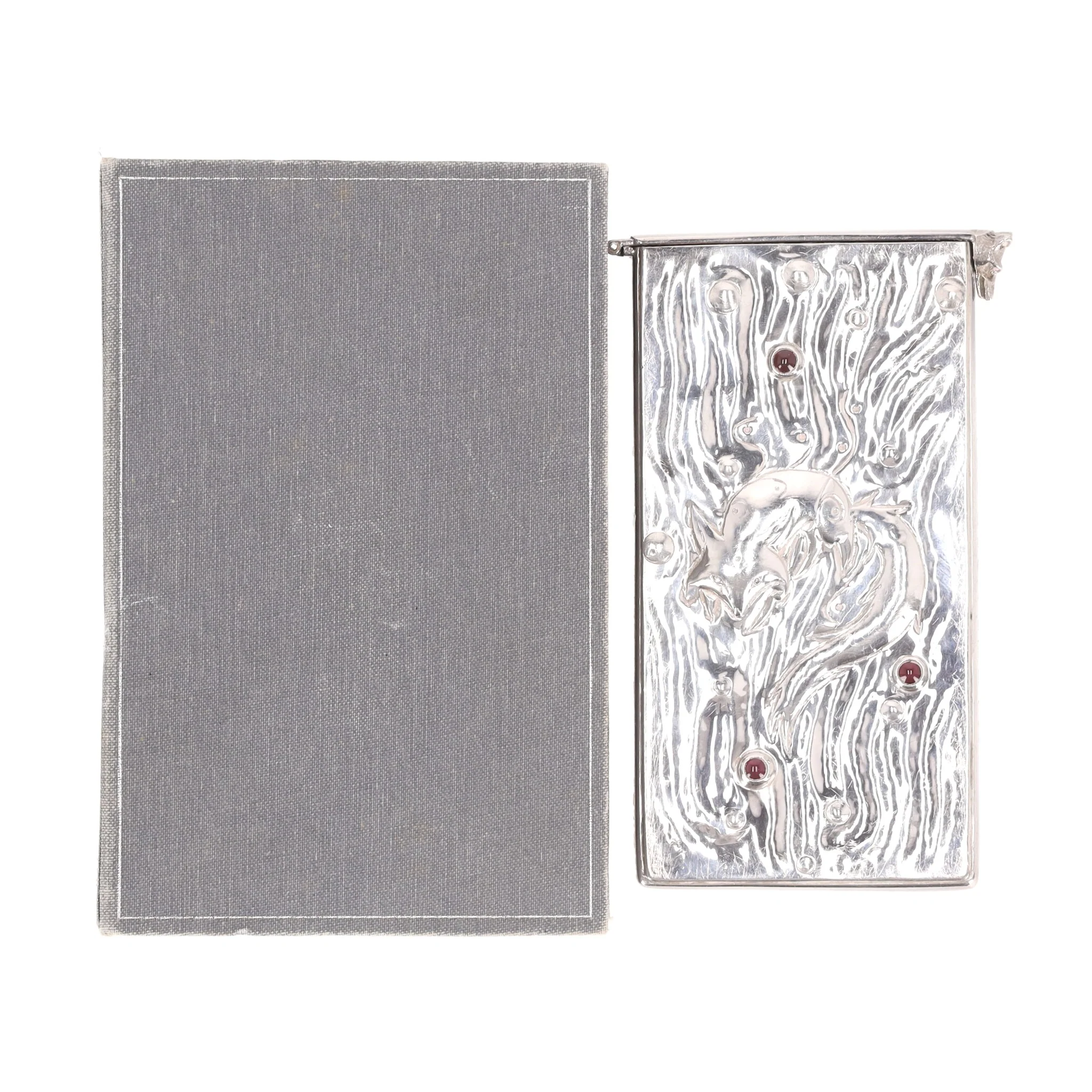 Harts & Osborne Ltd Edition Solid Silver With Diamonds & Rubies Case - Image 7
