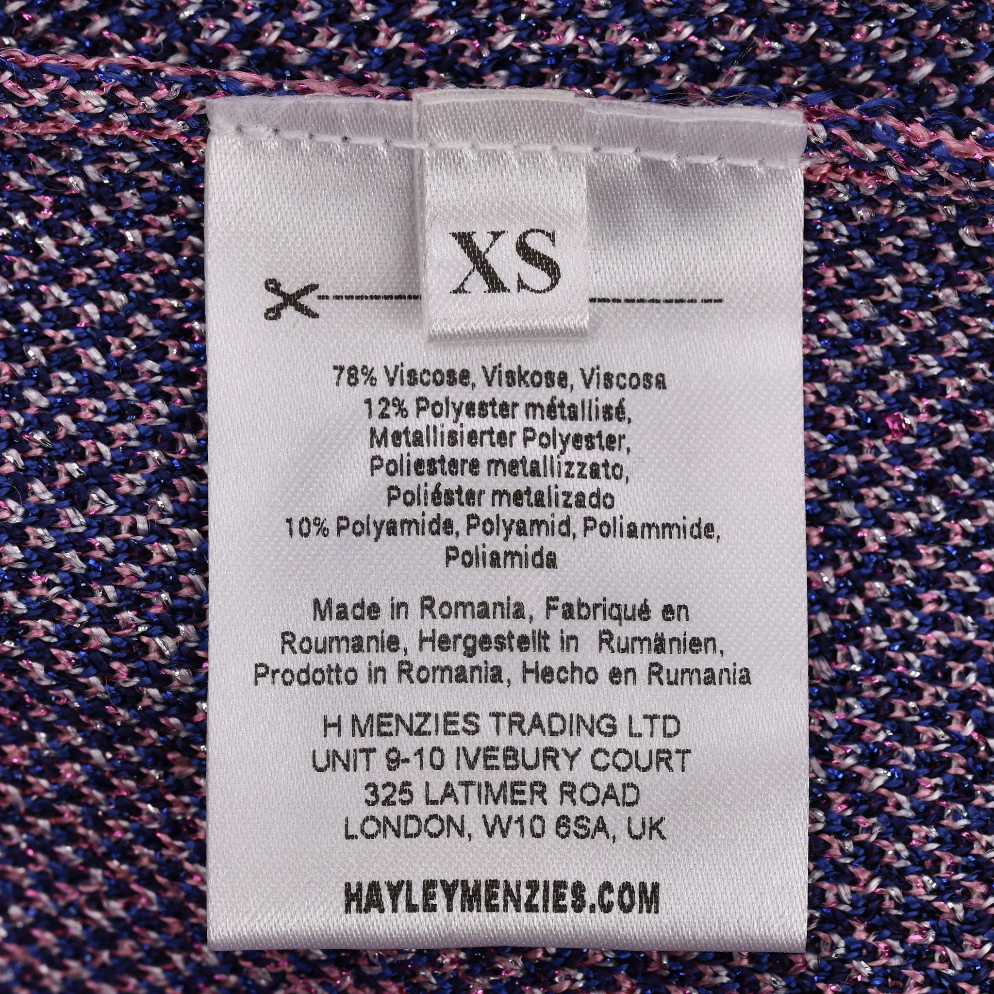 Hayley Menzies Metallic Tie Dye Knitted Cardi Top & Matching Culottes. Size XS - Image 11
