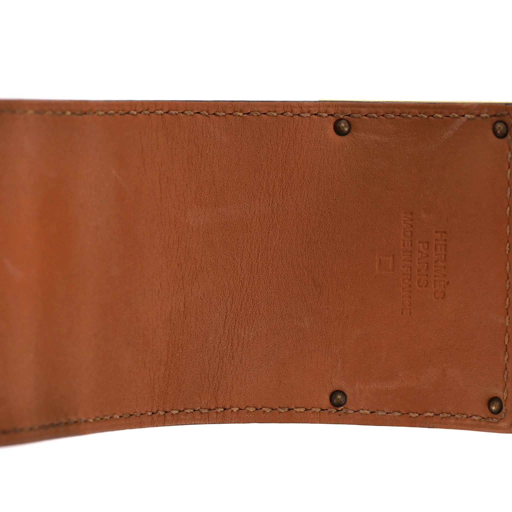 Hermes Alligator Skin Dog Extreme Cuff Bracelet - Image 10