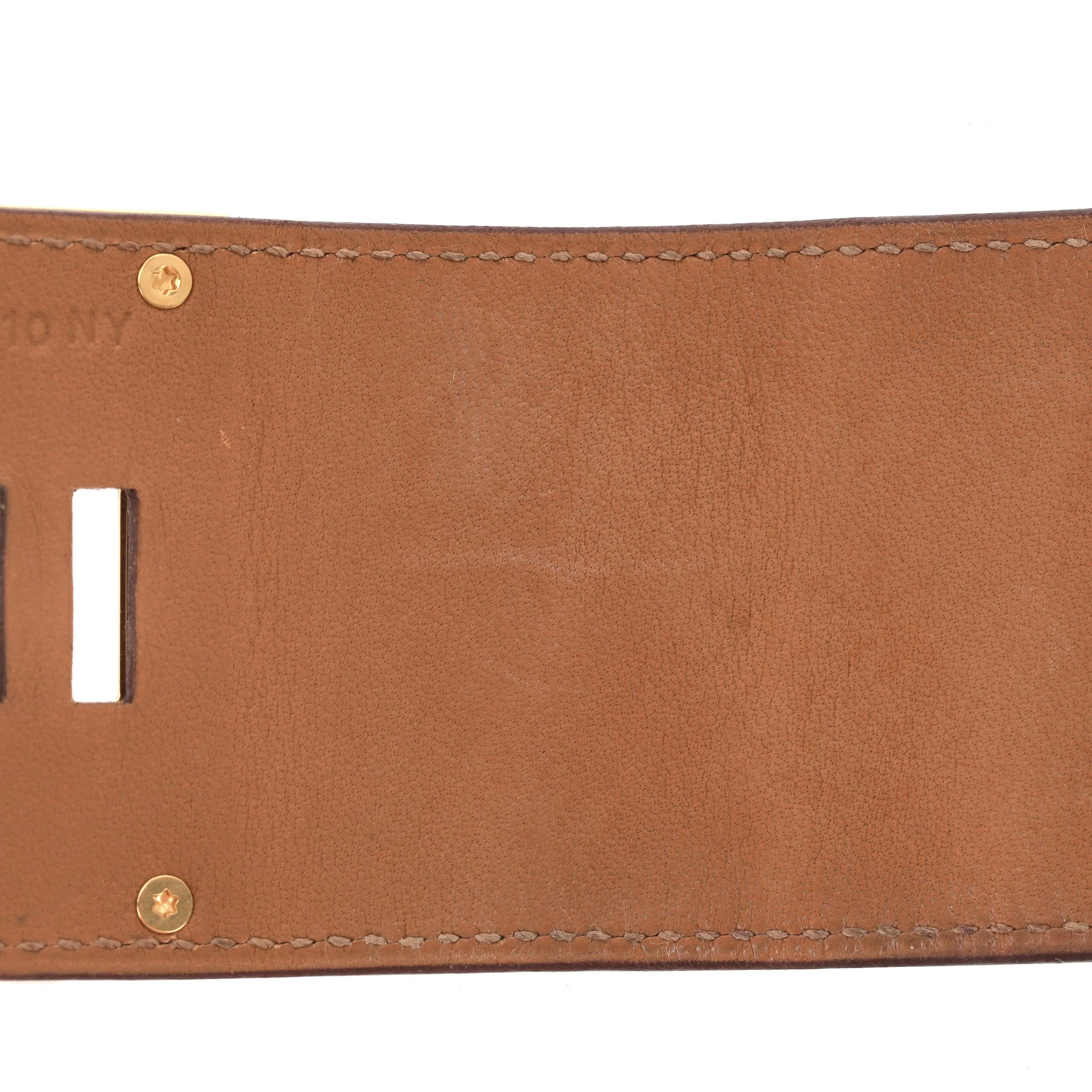 Hermes Alligator Skin Dog Extreme Cuff Bracelet - Image 11