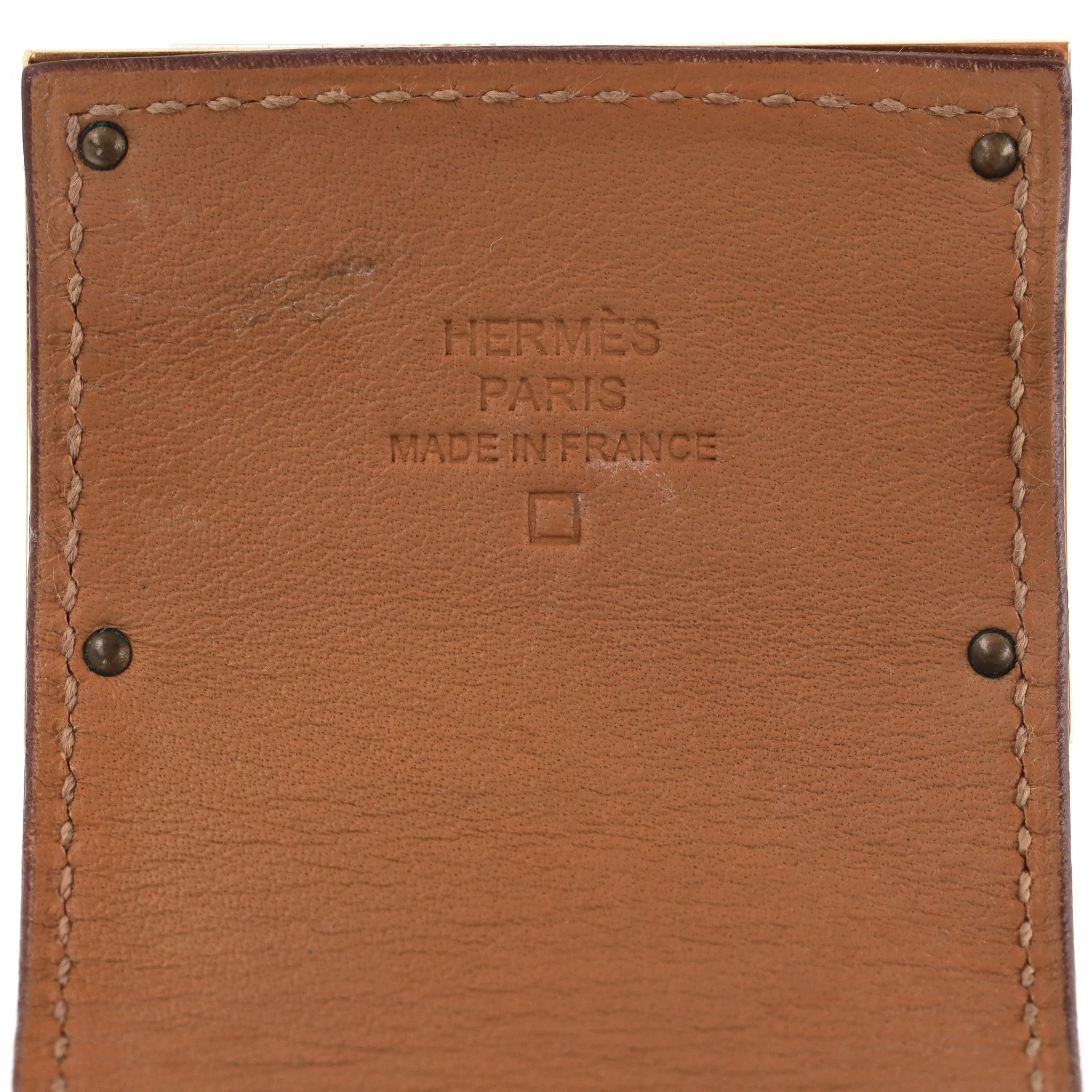 Hermes Alligator Skin Dog Extreme Cuff Bracelet - Image 8