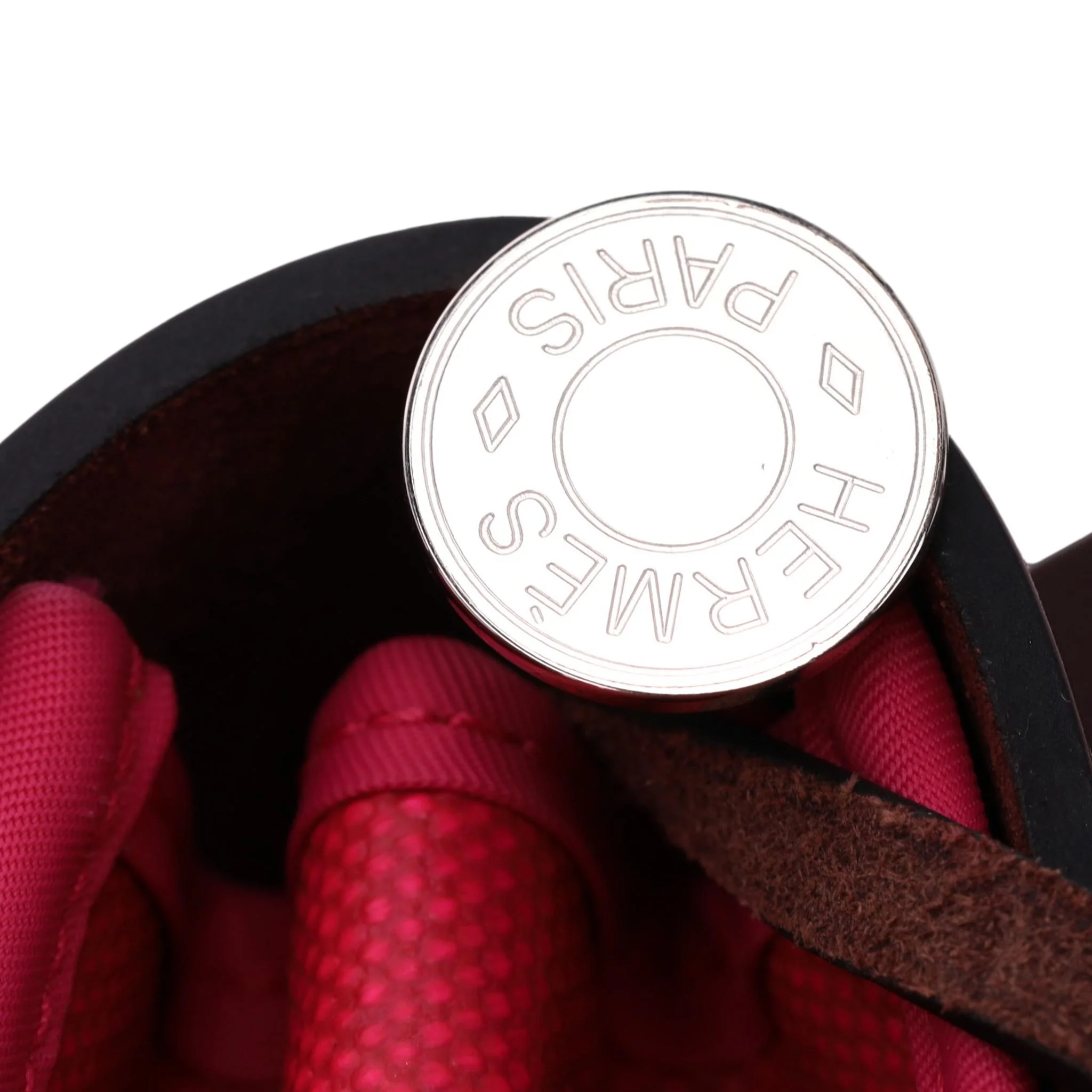 Hermes Canvas & Leather Herbag - Image 10