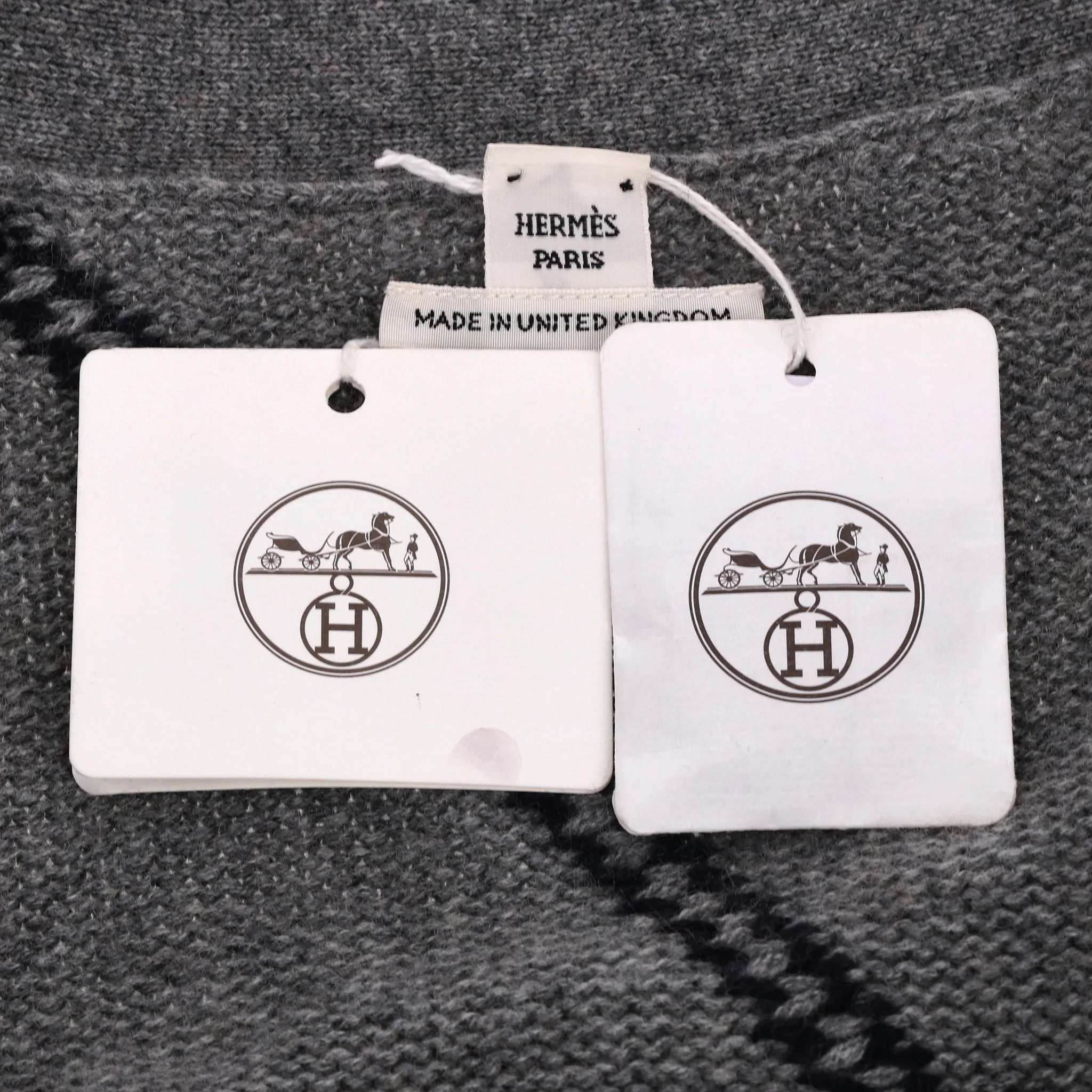Hermes Cashmere Cardi/Coat. Size 38FR - Image 6