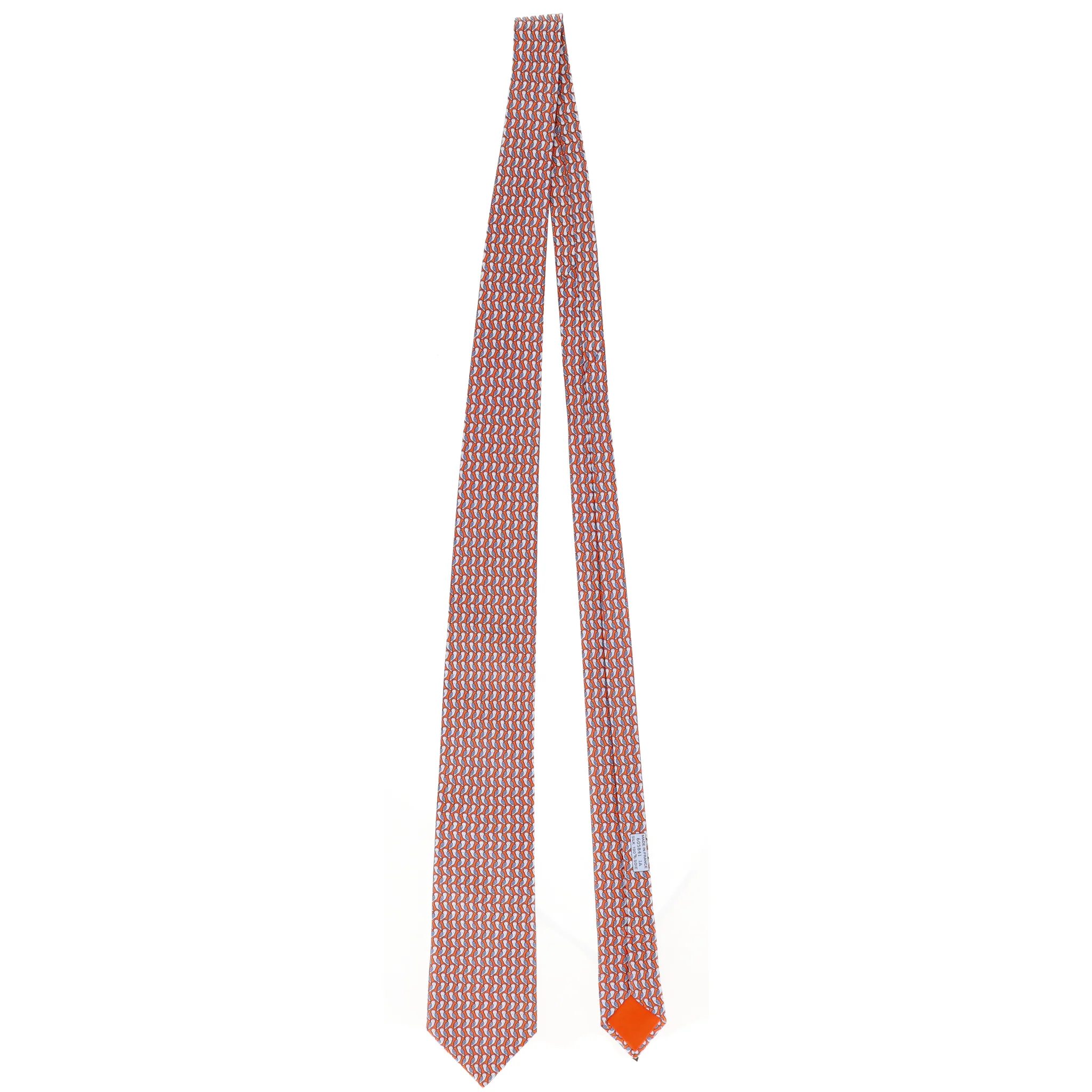 Hermes Owl Print Silk Tie - Image 3