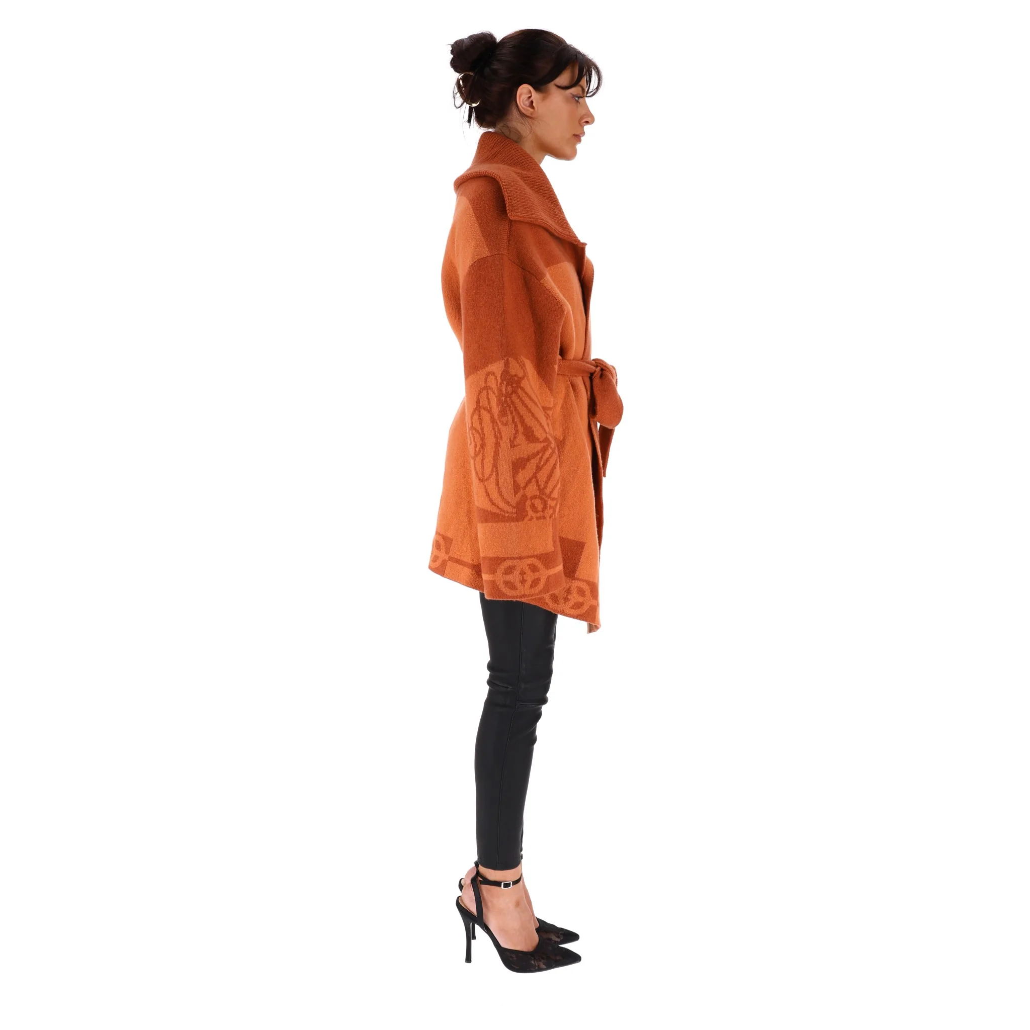 Hermes Cliquetis Cashmere Cardi/Coat. Size 36FR - Image 3