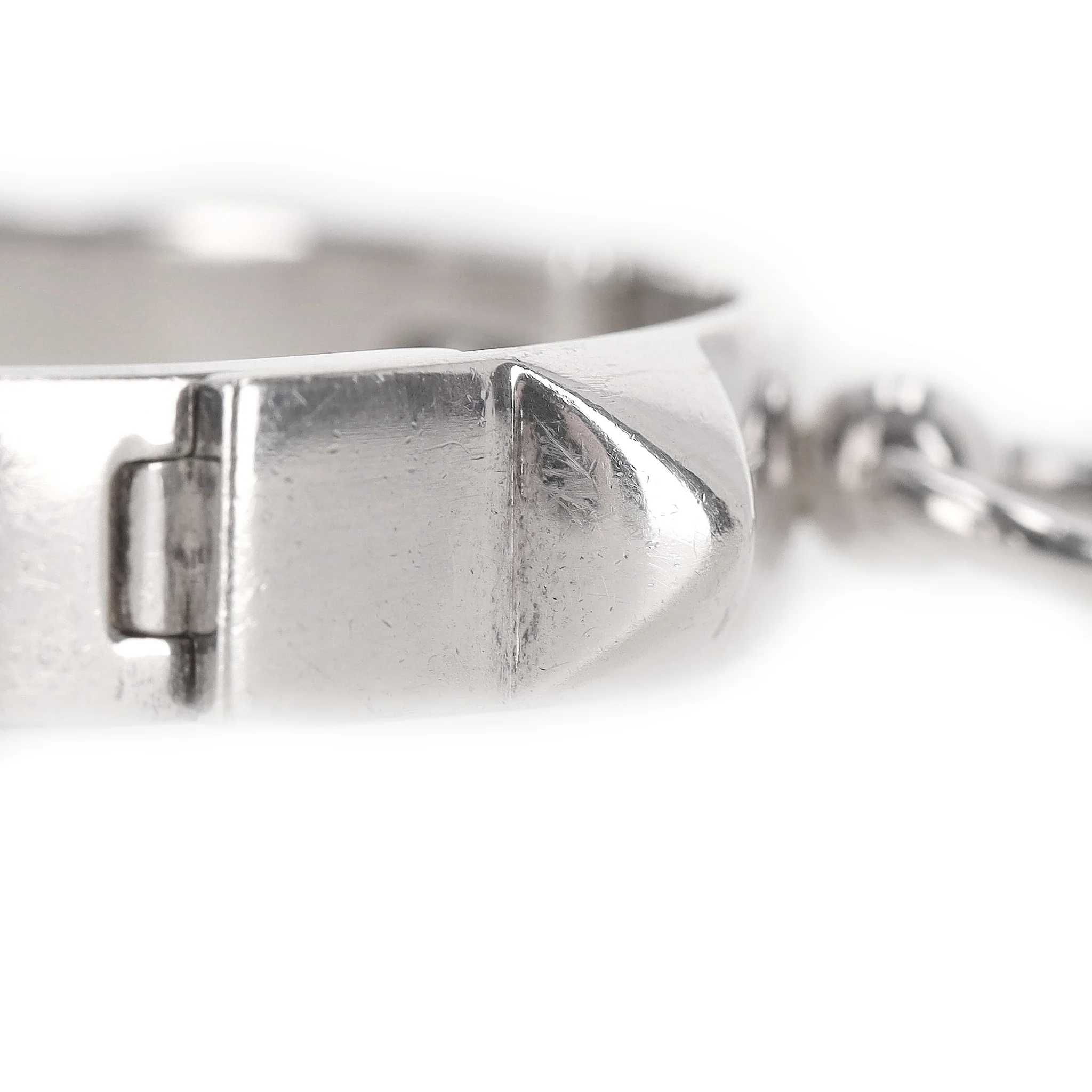Hermes Collier De Chain Silver SH Small Bracelet - Image 11