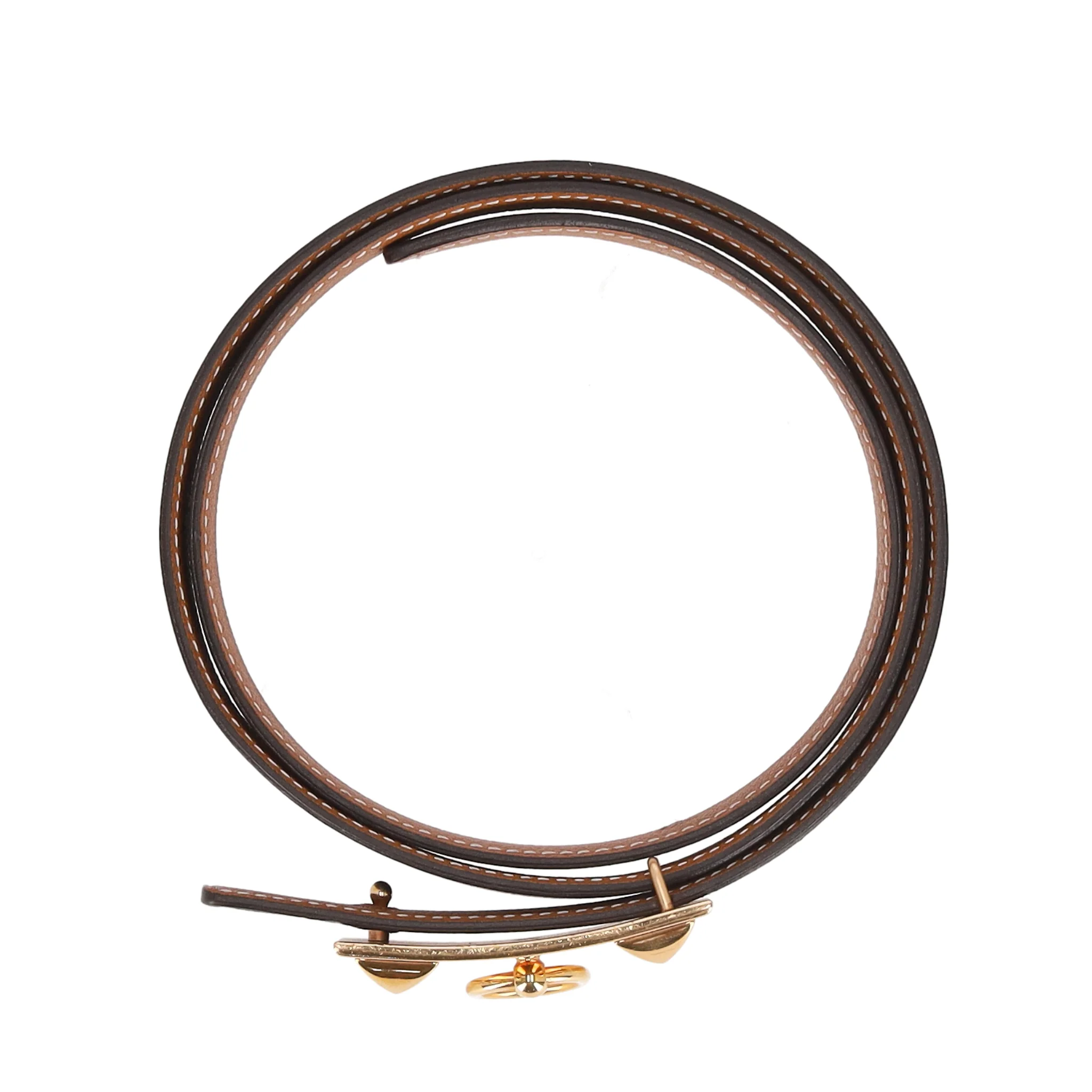 Hermes Collier De Chien Reversible Leather Belt - Image 3