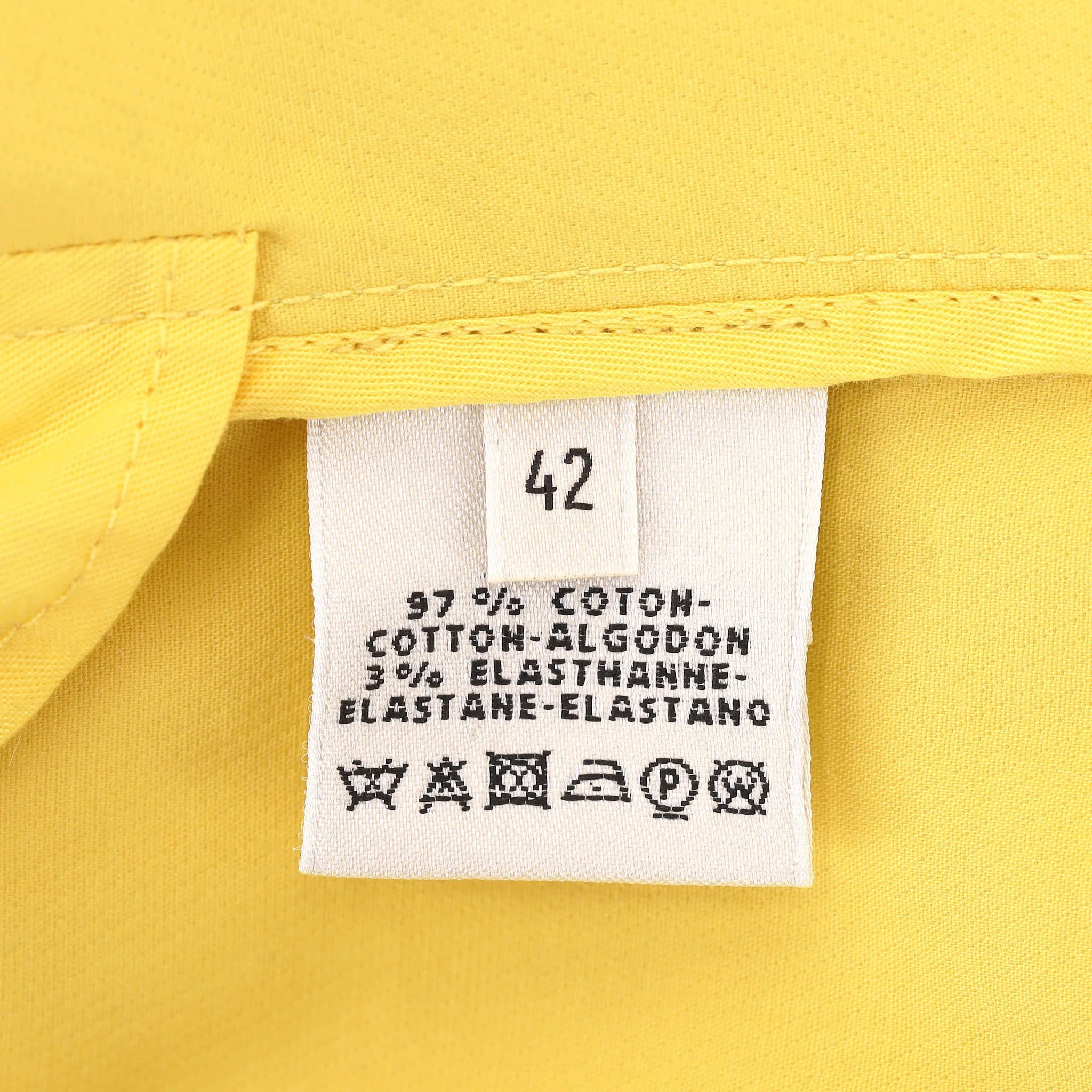 Hermes Cotton Trench Coat. Size 42FR - Image 9