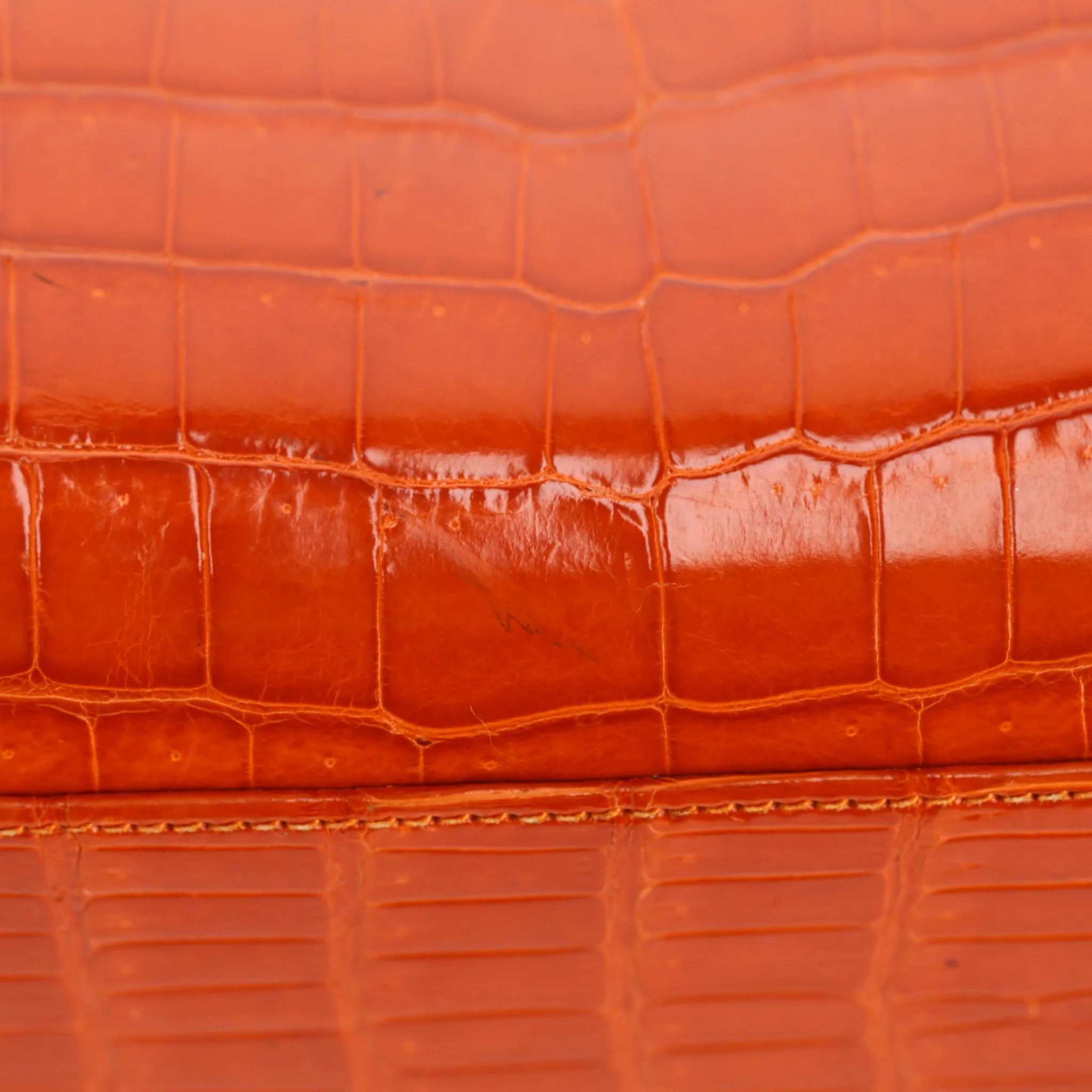 Rare - Hermes Crocodile Porosus Skin Kelly Sport Bag - Image 10