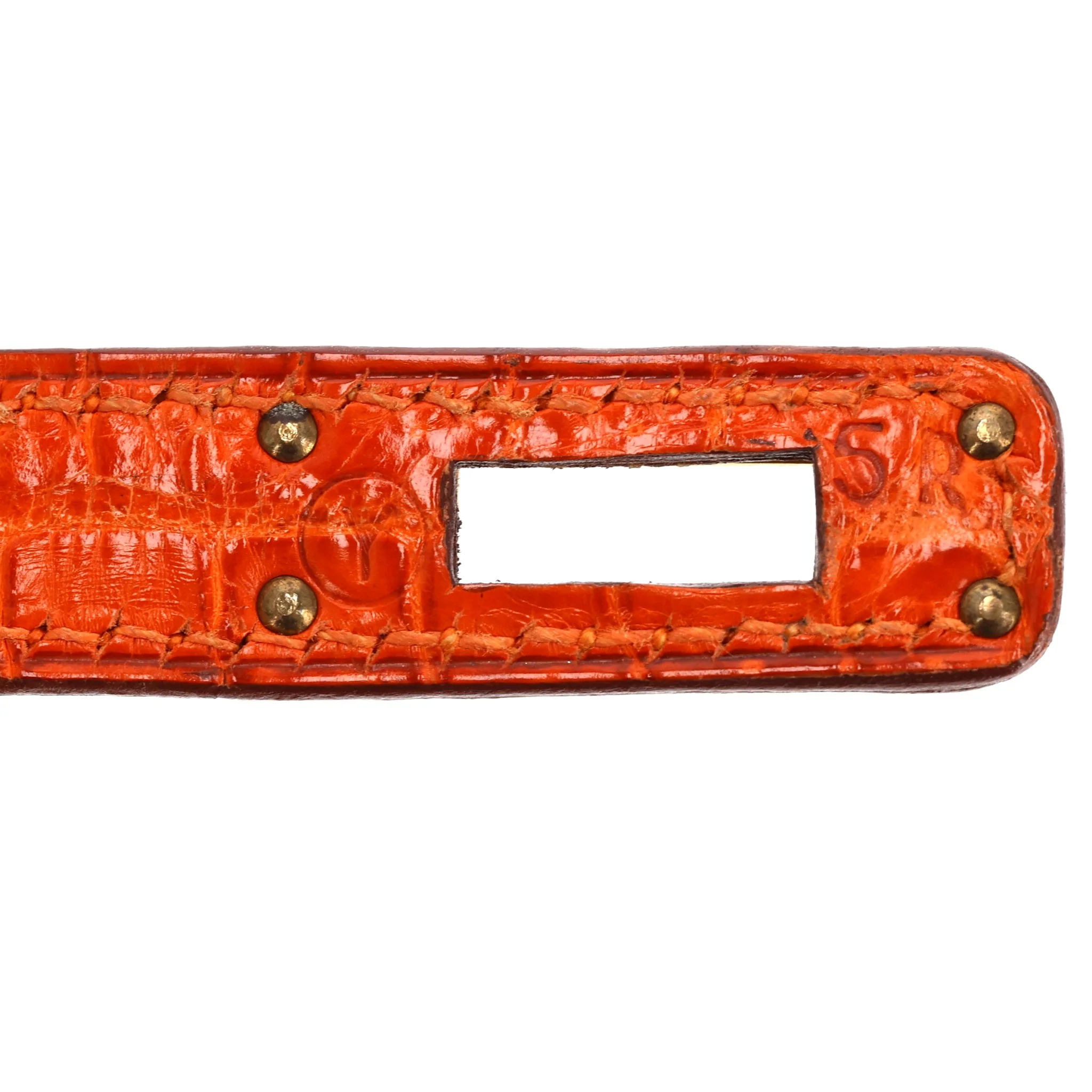 Rare - Hermes Crocodile Porosus Skin Kelly Sport Bag - Image 9