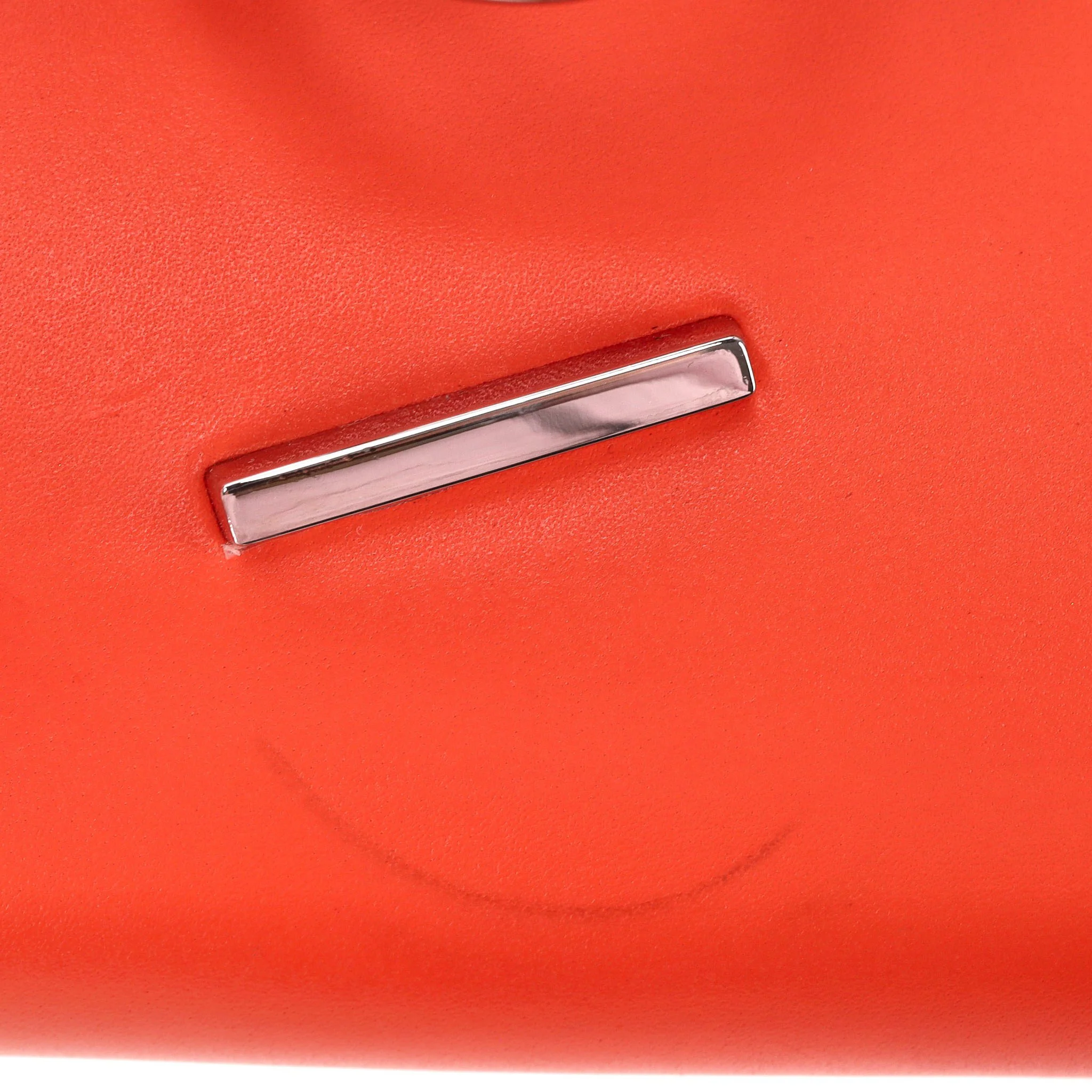 Hermes Egee Clutch Bag In Tadelakt Leather - Image 11