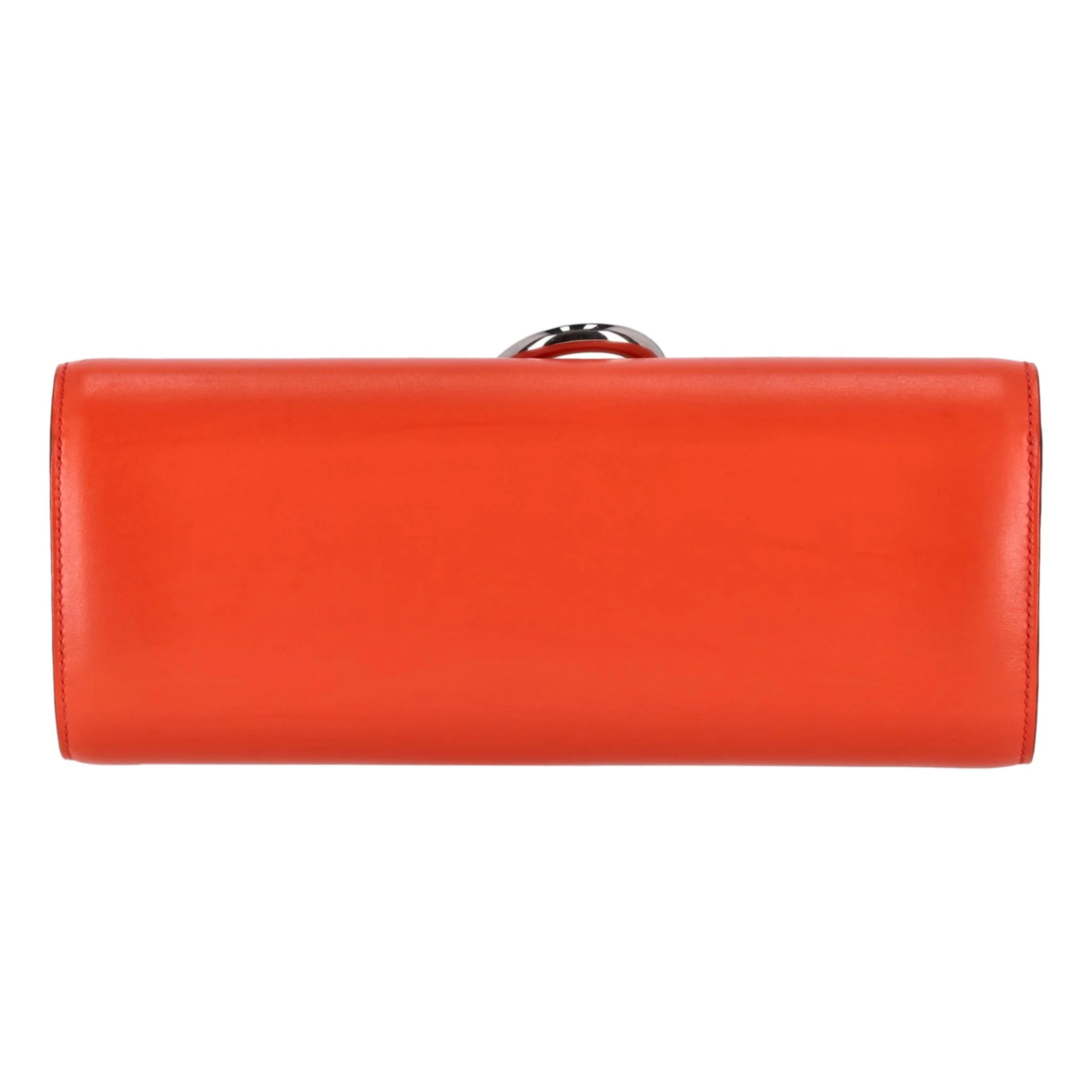 Hermes Egee Clutch Bag In Tadelakt Leather - Image 4