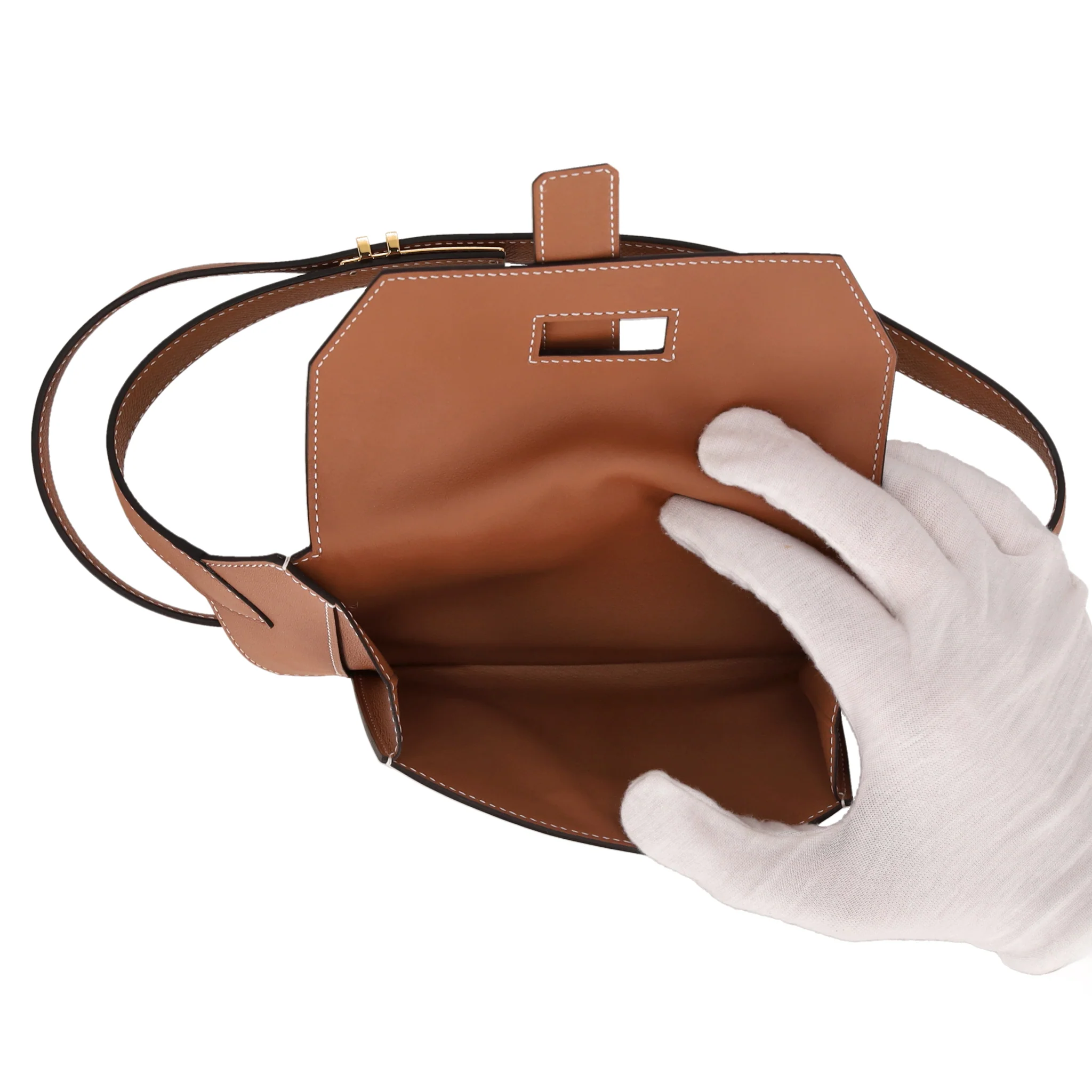 Hermes Elan Pocket 24 Belt Bag In Swift Calfskin Leather - Image 6