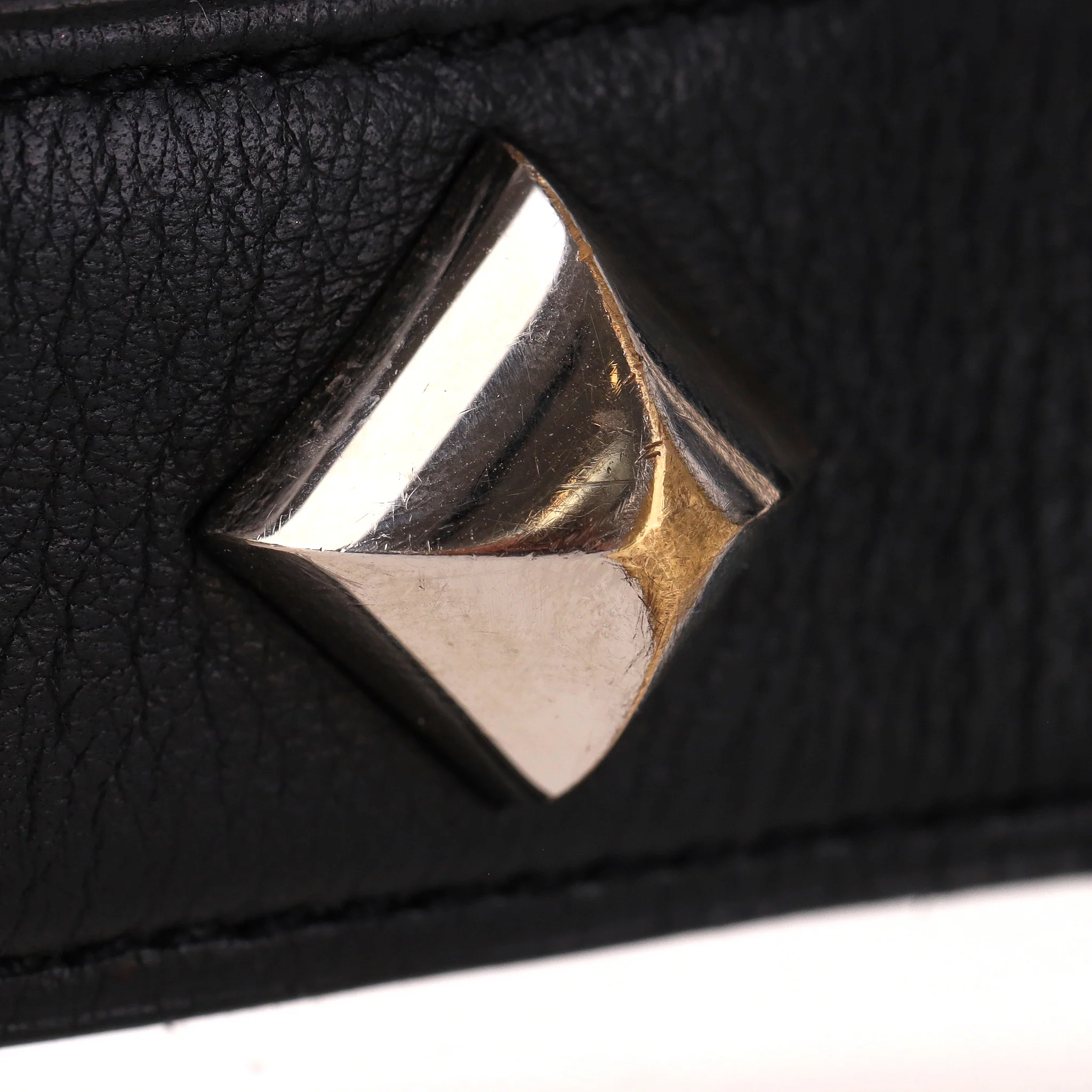 Hermes Etriviere Medor Multi Studded Leather Belt - Image 8