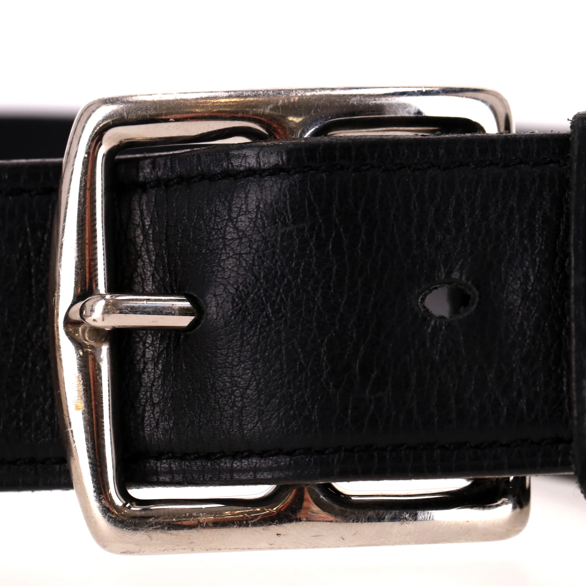 Hermes Etriviere Medor Multi Studded Leather Belt - Image 9