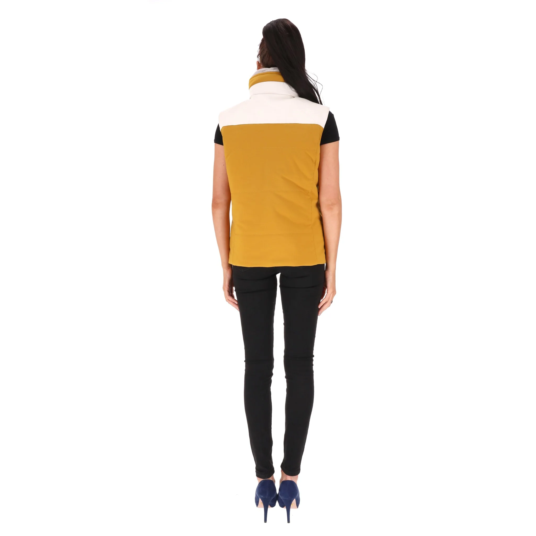 Hermes Goose Down & Mink Fur Gilet. Size 40FR - Image 4