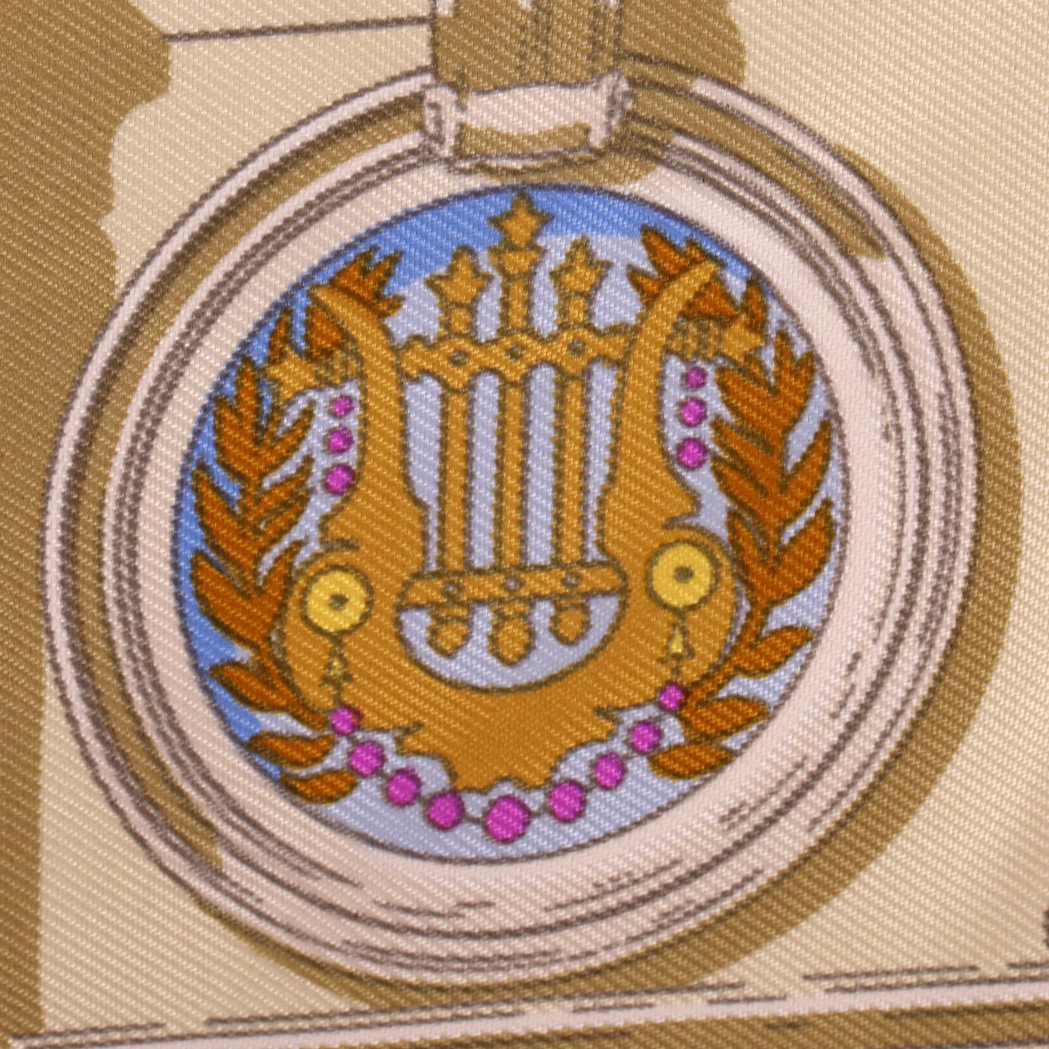 Hermes 'Hommage a Charles Garnier' Carre 90 Silk Scarf By Caty Latham - Image 7