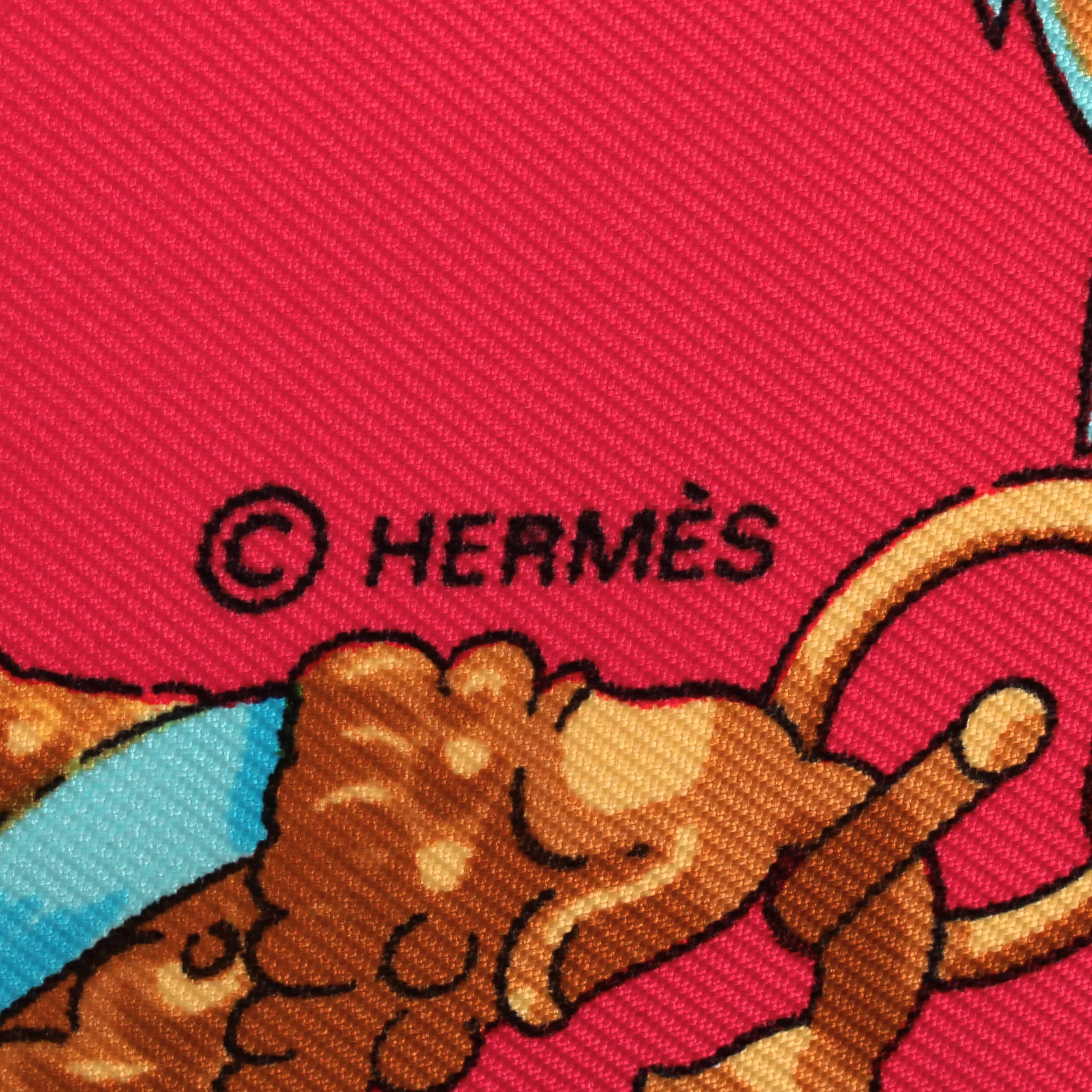 Hermes 'Hommage a Charles Garnier' Carre 90 Silk Scarf By Caty Latham - Image 9