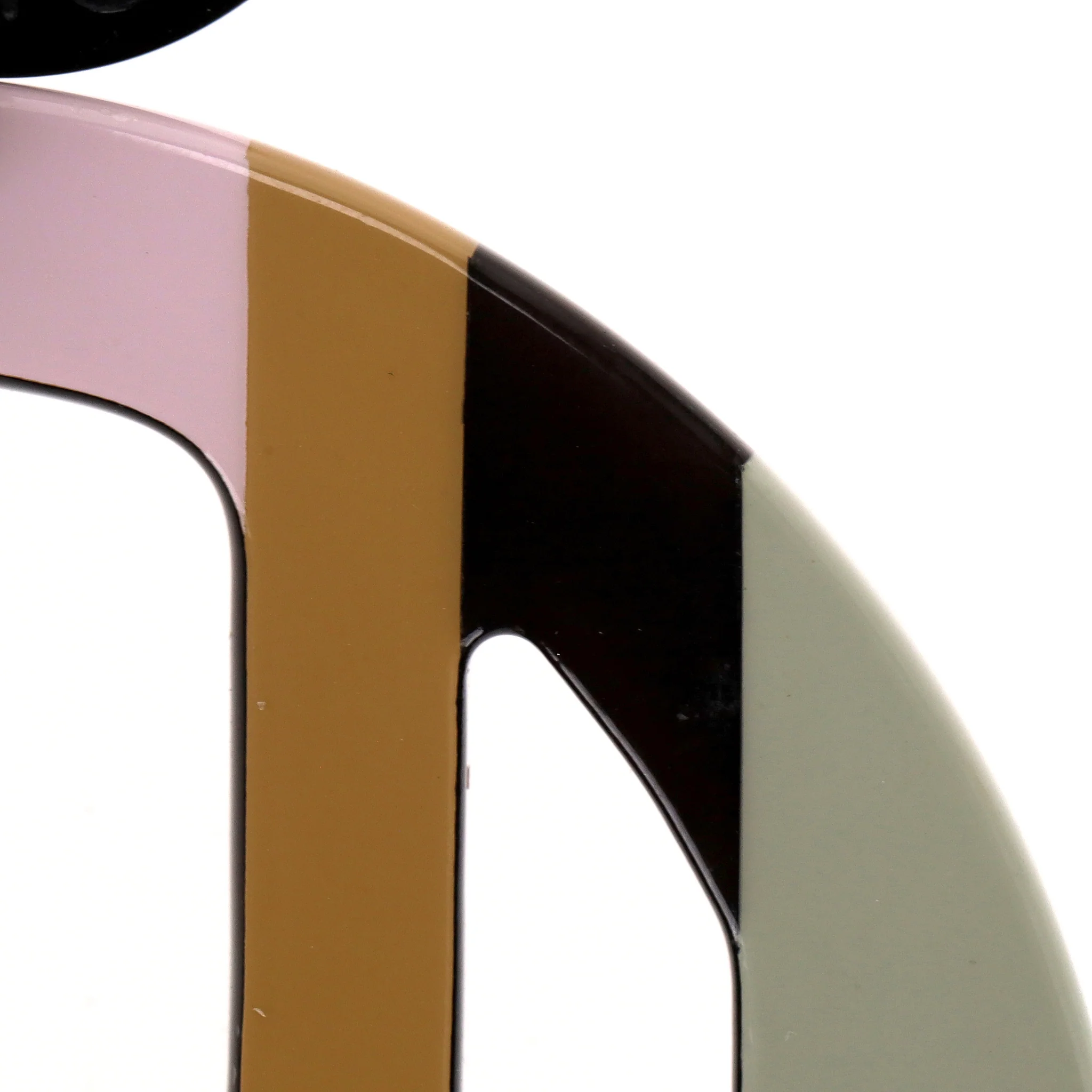 Hermes H Equipe Lacquered Horn Pendant Necklace - Image 9