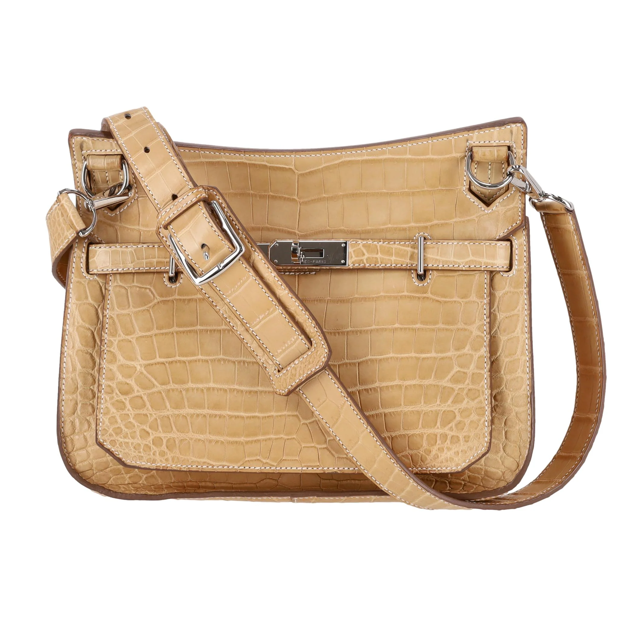 Hermes Jypsiere 28 Niloticus Matte Crocodile Skin Bag