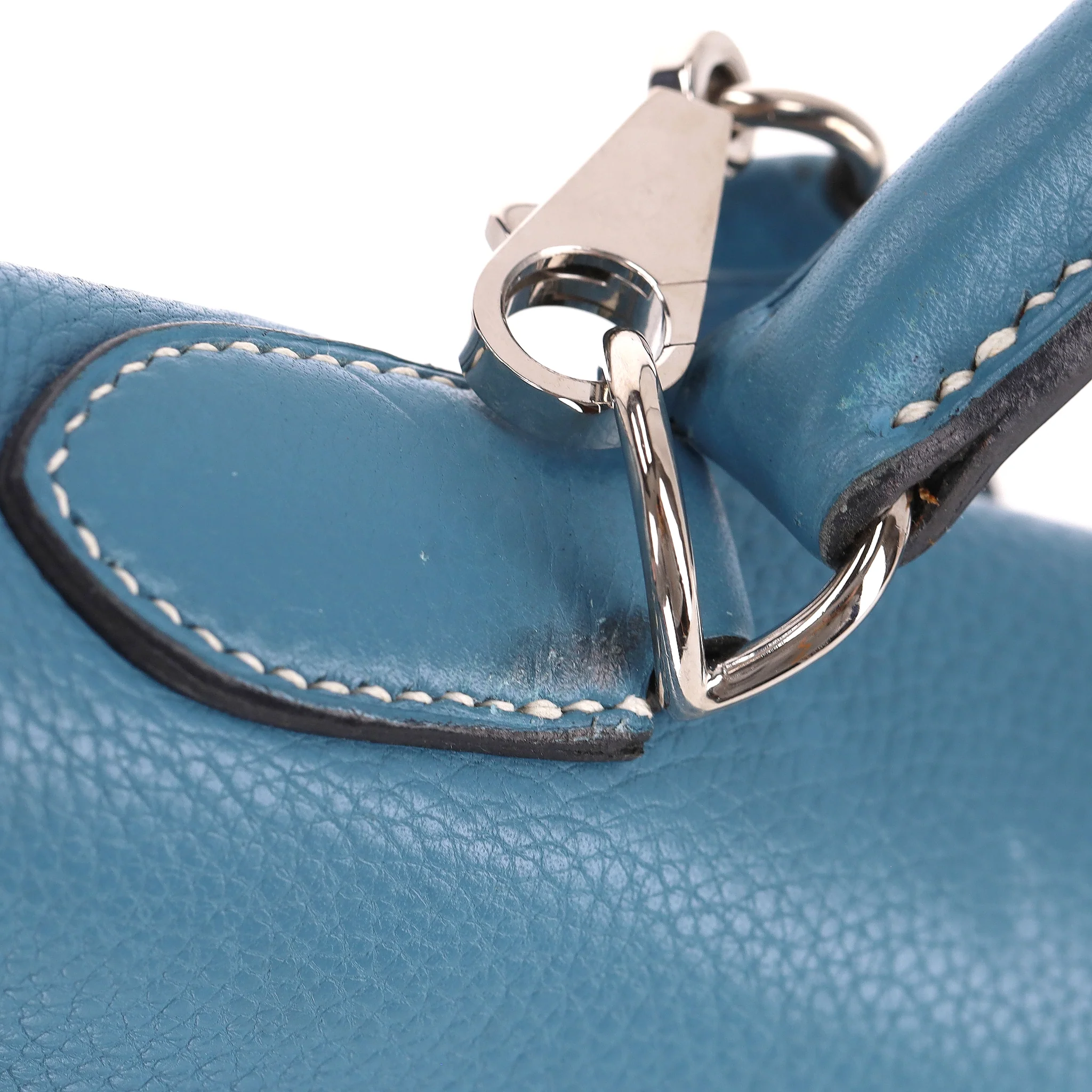 Hermes Kelly Clemence Leather Retourne 40cm Bag - Image 17
