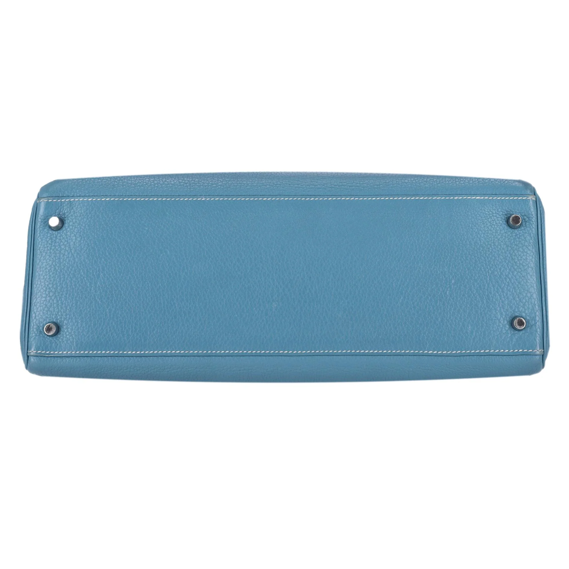 Hermes Kelly Clemence Leather Retourne 40cm Bag - Image 6