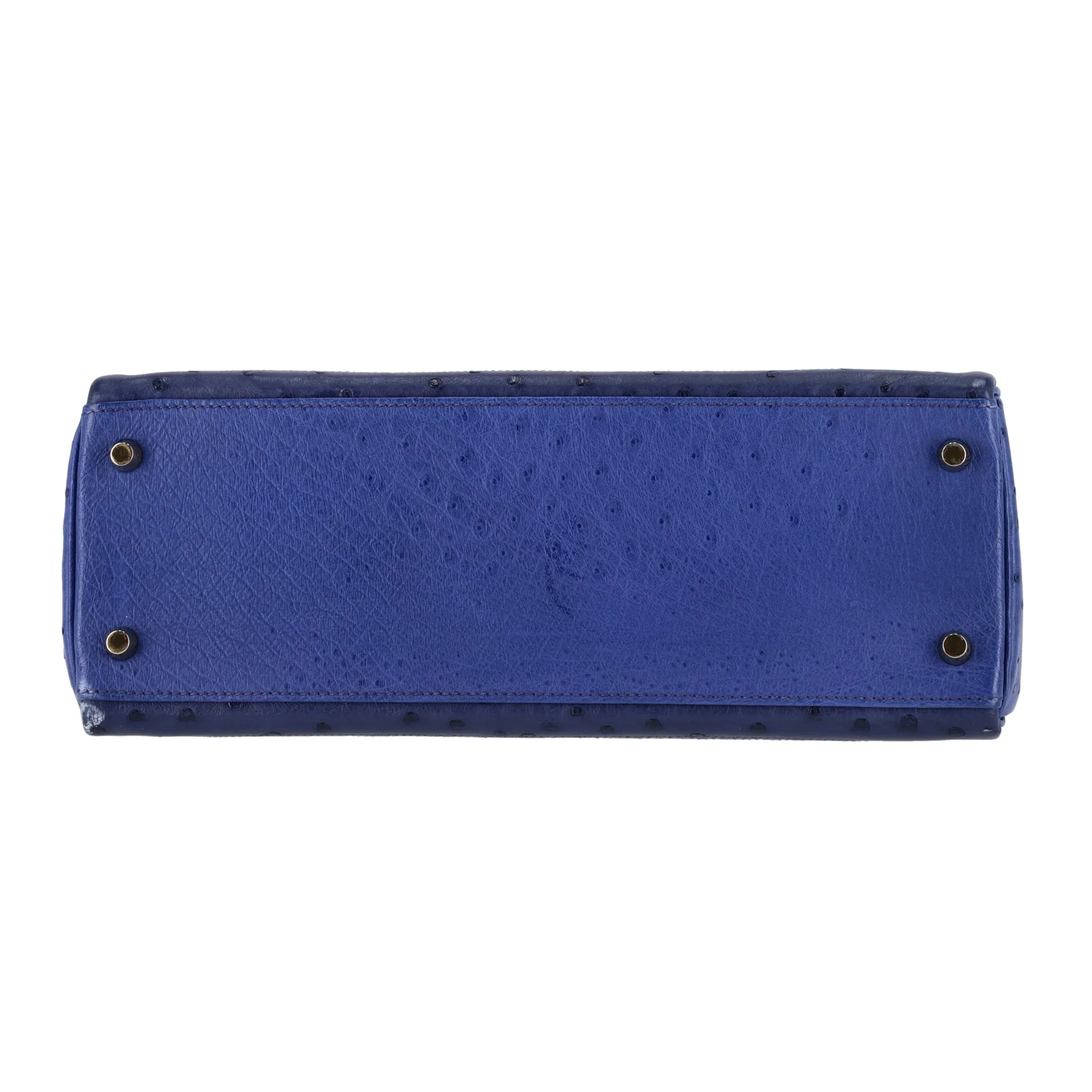Hermes Kelly Ltd Edition Ghillies Bag In Ostrich Skin - Image 5