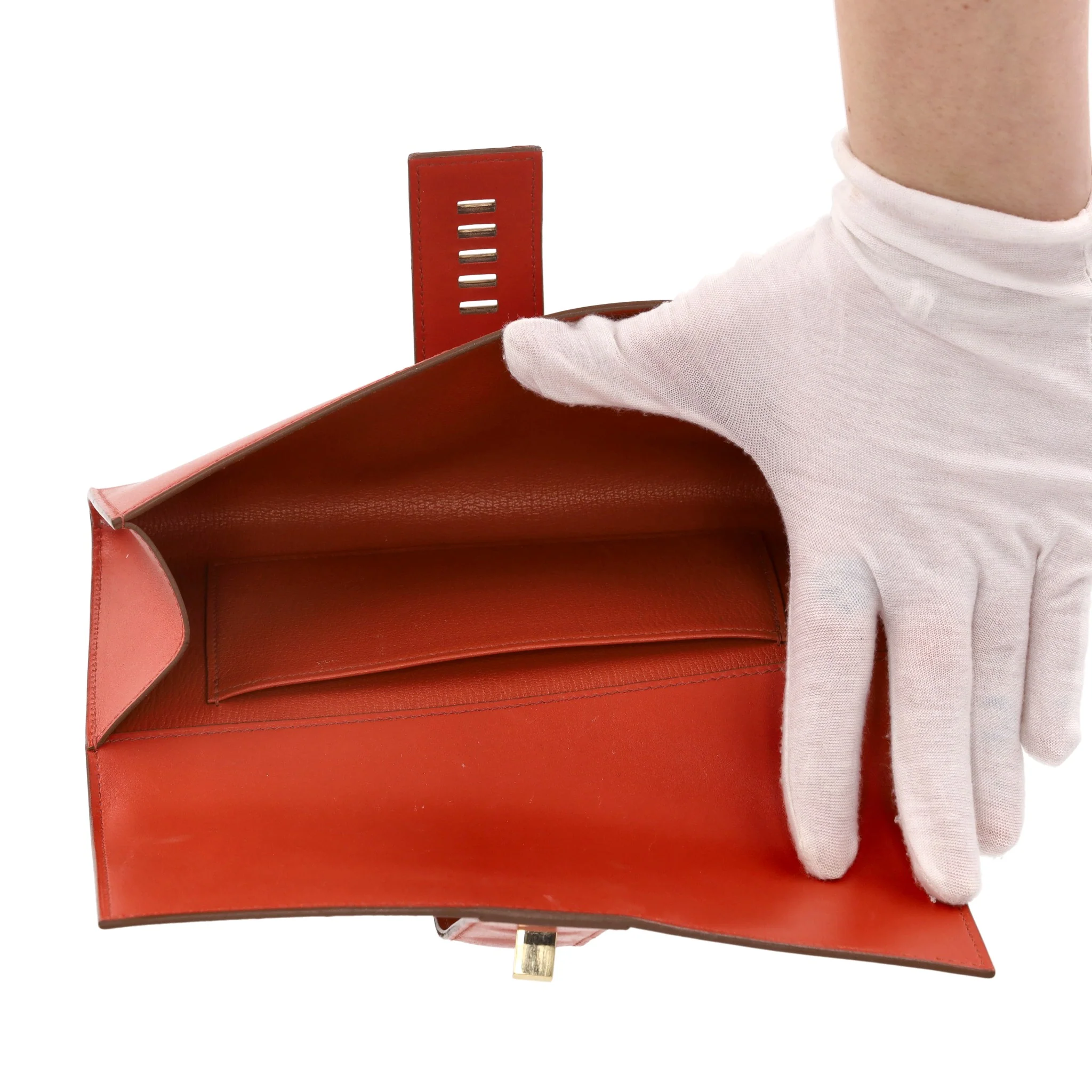 Hermes Leather Medor Clutch Bag - Image 5