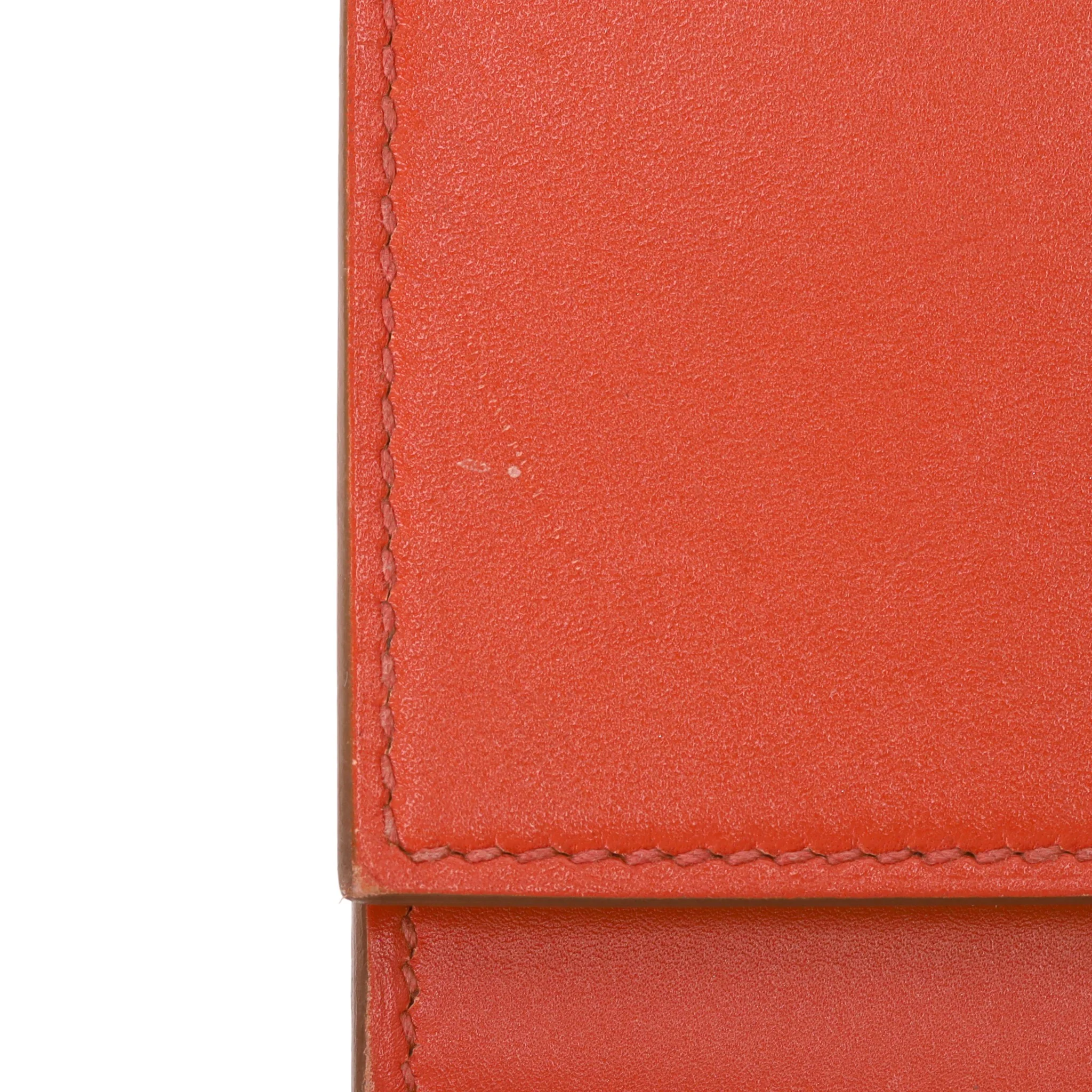 Hermes Leather Medor Clutch Bag - Image 8