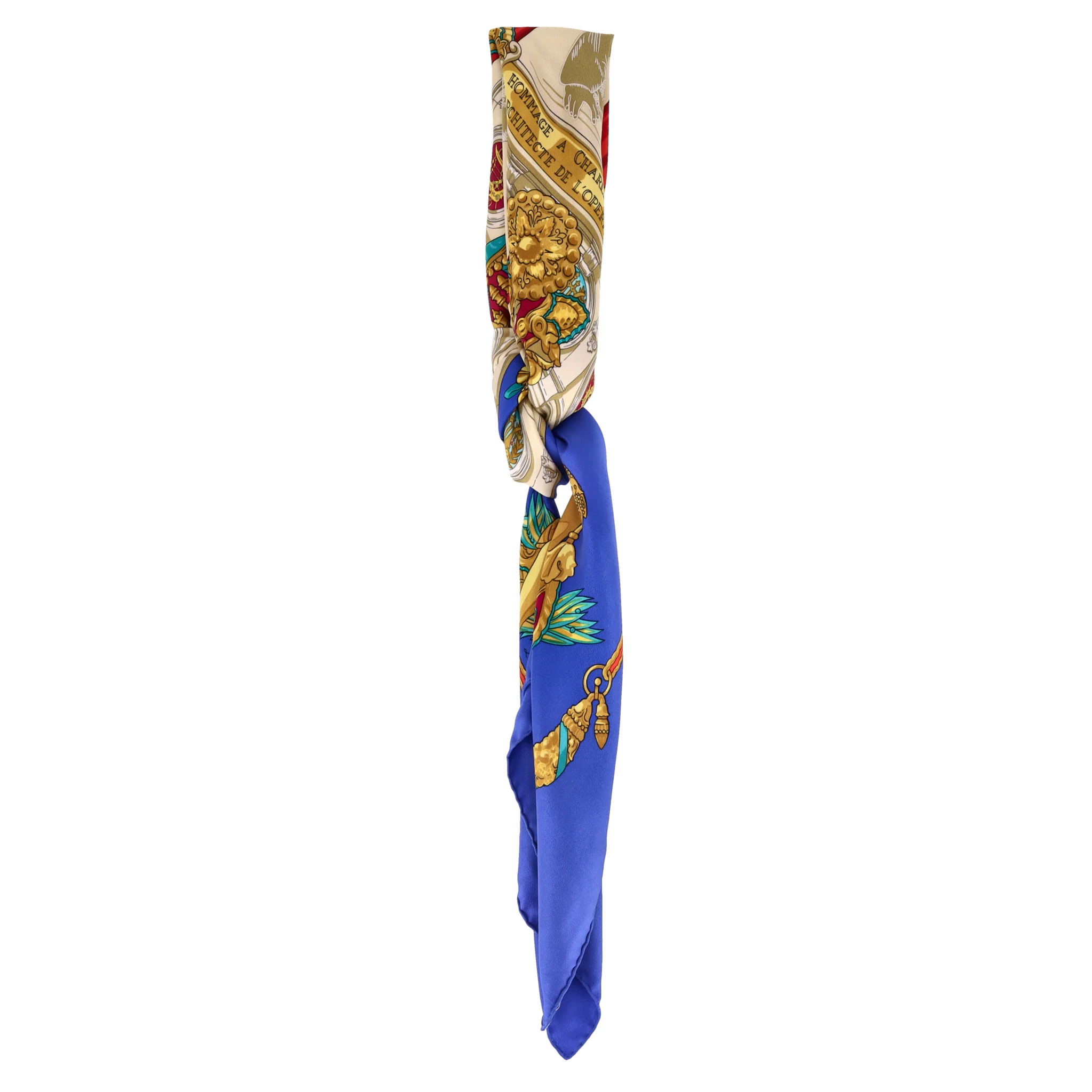 Hermes Hommage A Charles Garnier Silk Scarf - Image 4