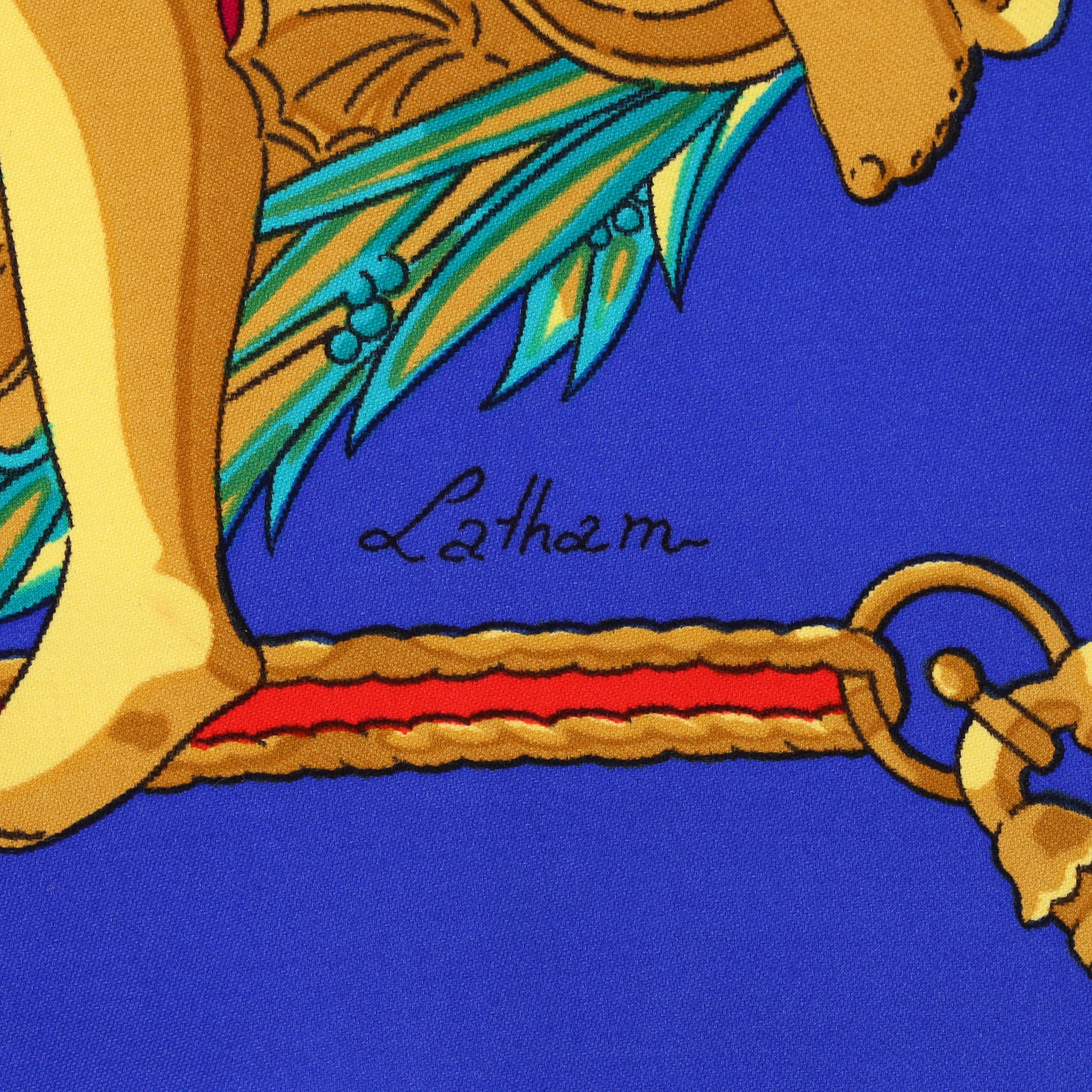 Hermes Hommage A Charles Garnier Silk Scarf - Image 7