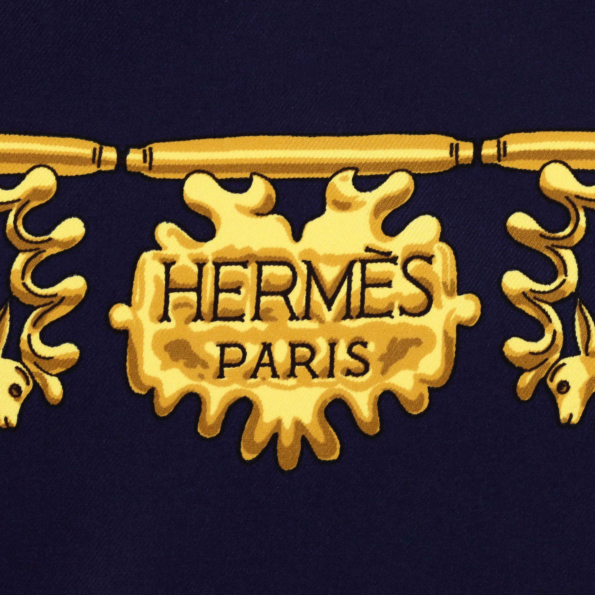 Hermes Les Cavaliers D'or Silk Scarf - Image 5
