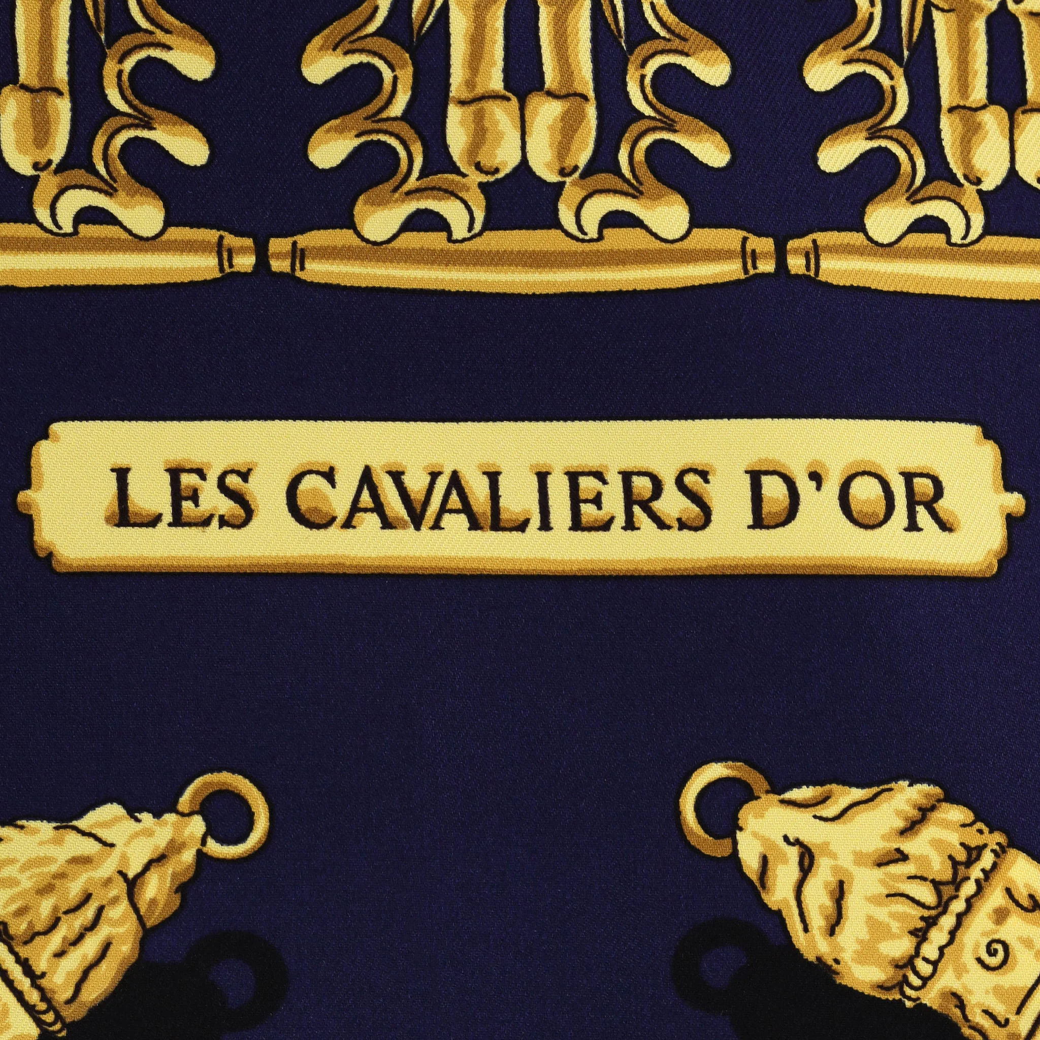 Hermes Les Cavaliers D'or Silk Scarf - Image 8