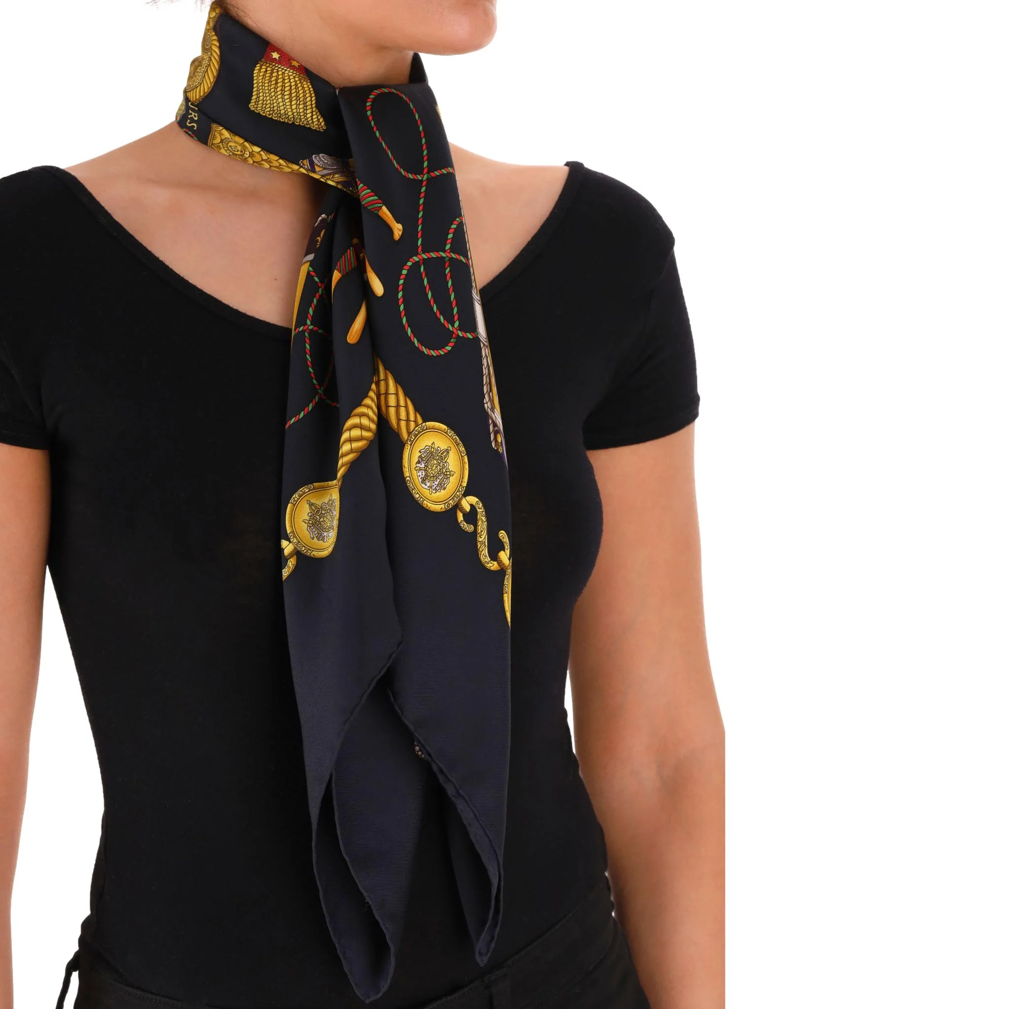 Hermes Les Tambours Carre Silk Scarf - Image 2