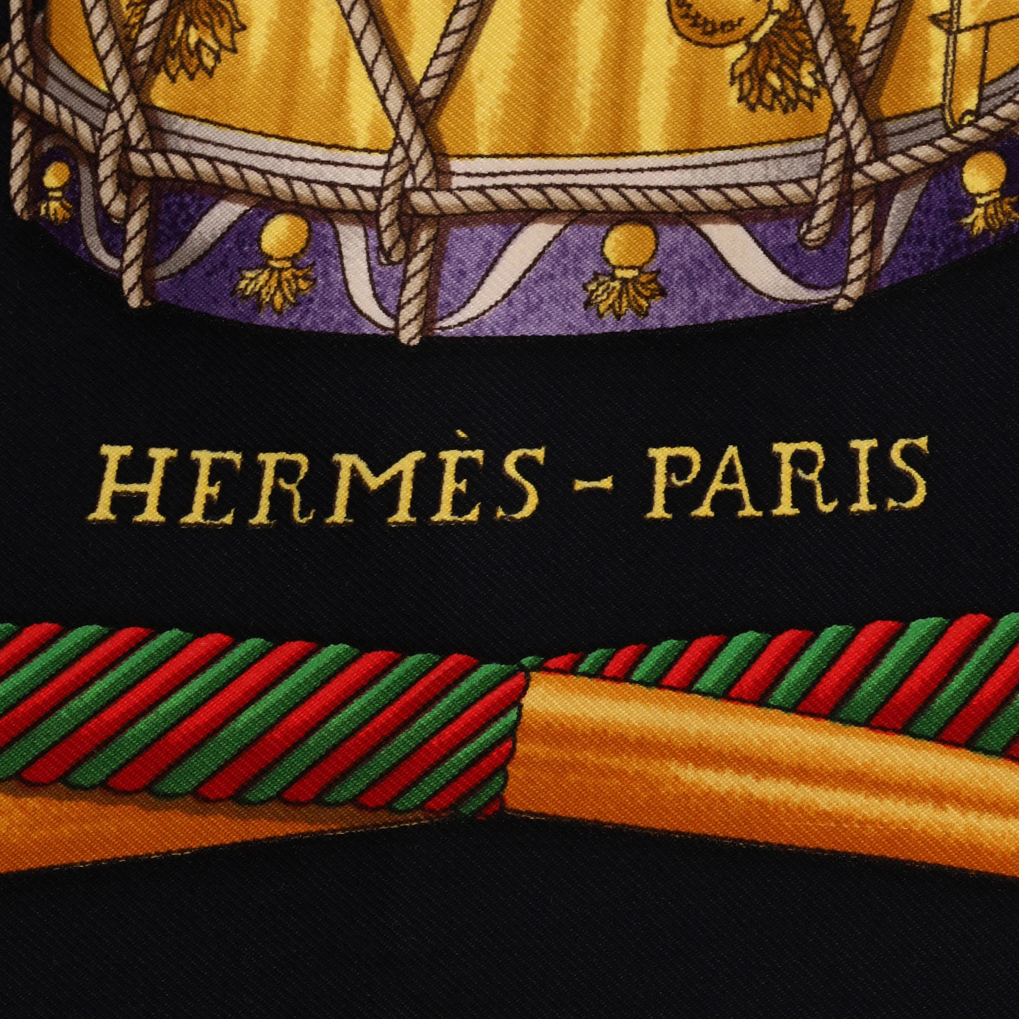 Hermes Les Tambours Carre Silk Scarf - Image 5