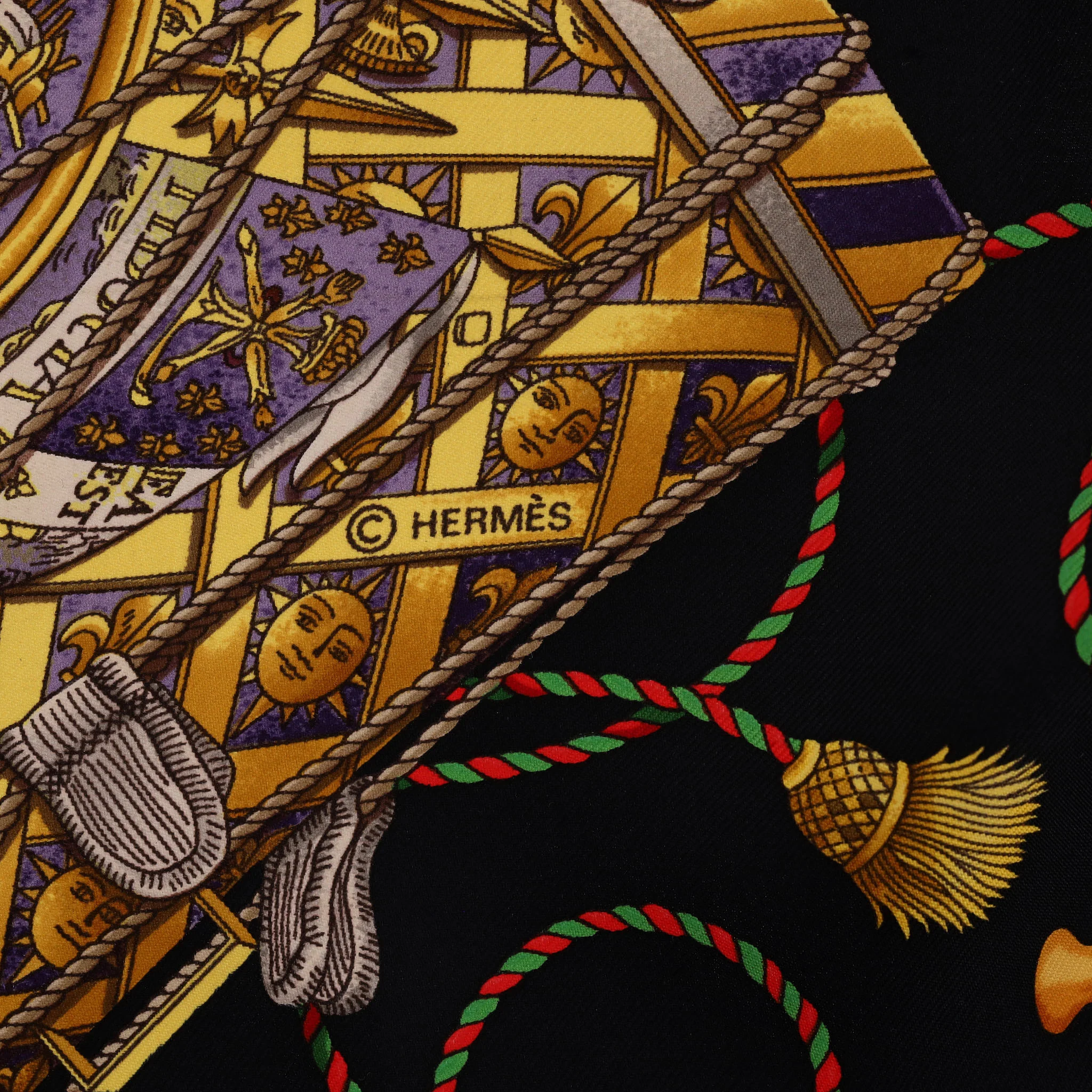 Hermes Les Tambours Carre Silk Scarf - Image 6