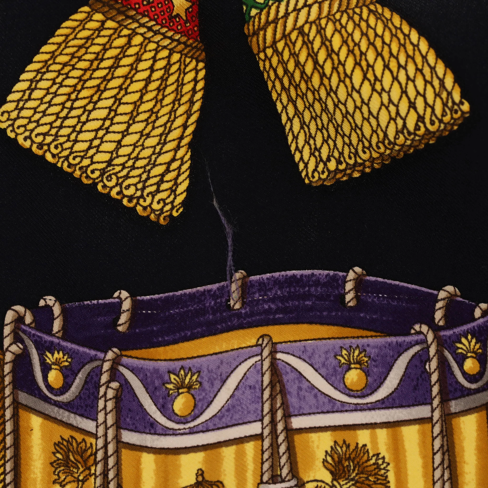 Hermes Les Tambours Carre Silk Scarf - Image 8
